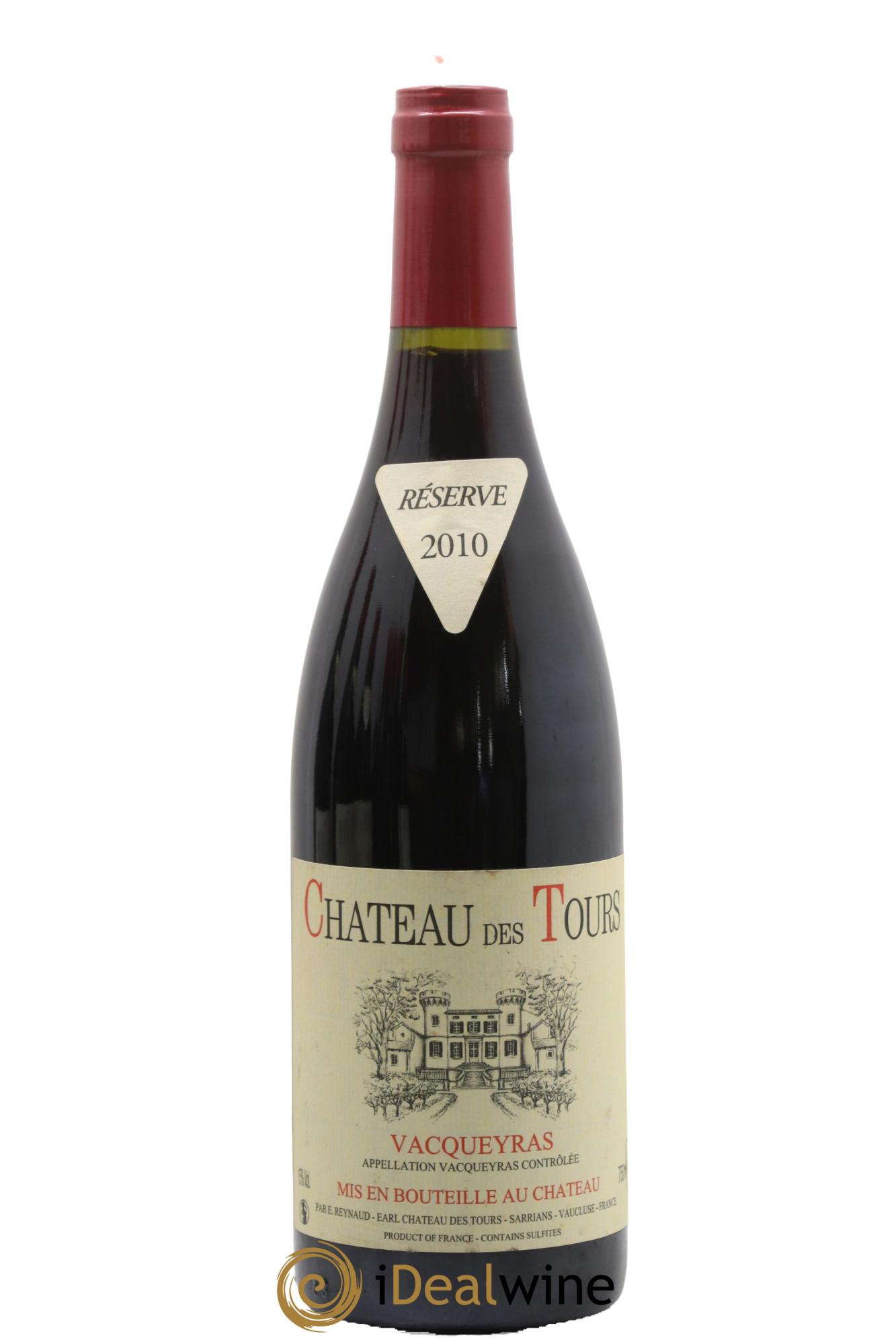 Vacqueyras Château des Tours Emmanuel Reynaud 2010 - Lot of 1 bottle - 0