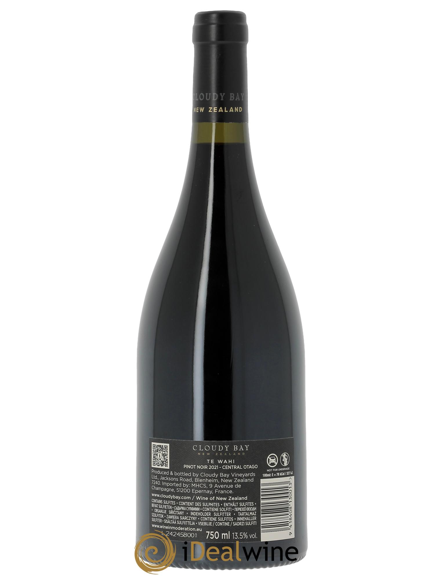 Central Otago Cloudy Bay Te Wahi 2021 - Posten von 1 Flasche - 1