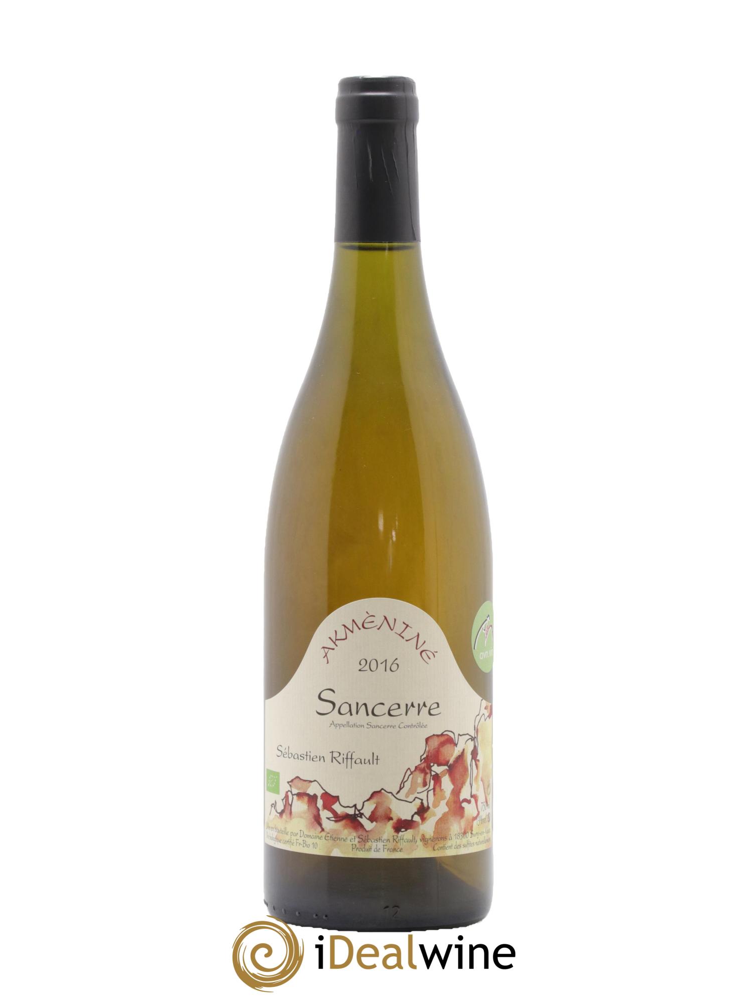 Sancerre Akmèniné Sébastien Riffault 2016 - Lot de 1 bouteille - 0