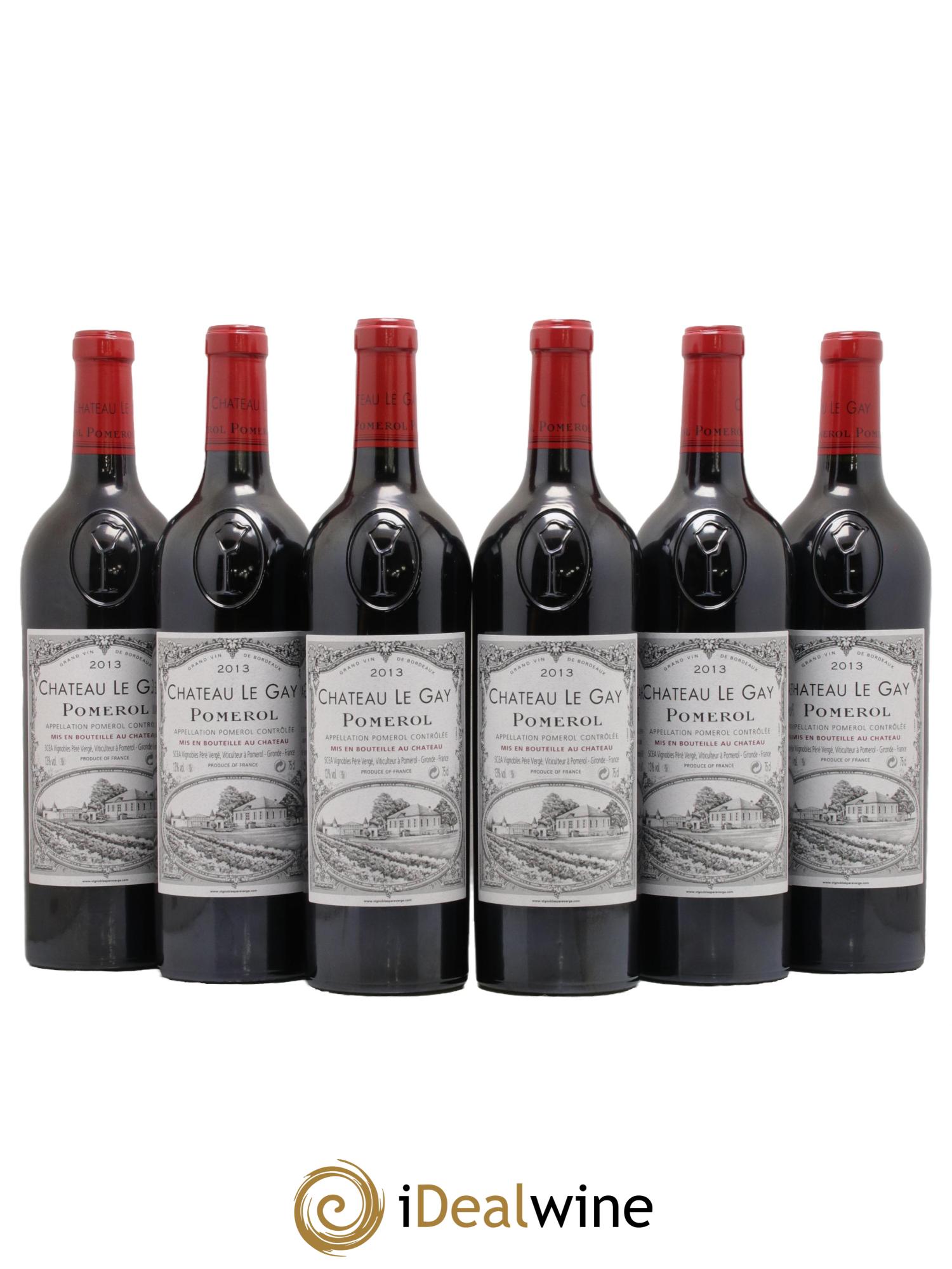 Château Le Gay  2013 - Lotto di 6 bottiglie - 0