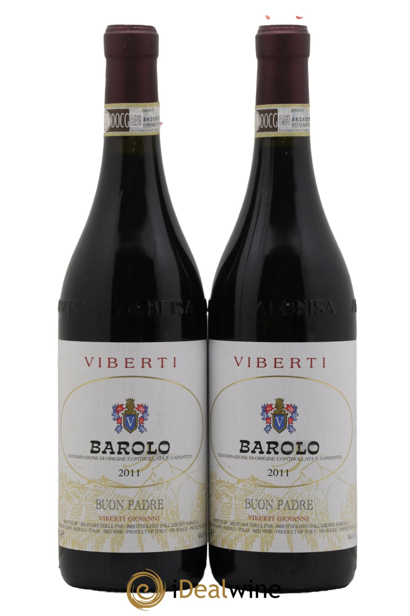 Barolo DOCG Buon Padre Giovanni Viberti 2011 - Lotto di 2 bottiglie - 0