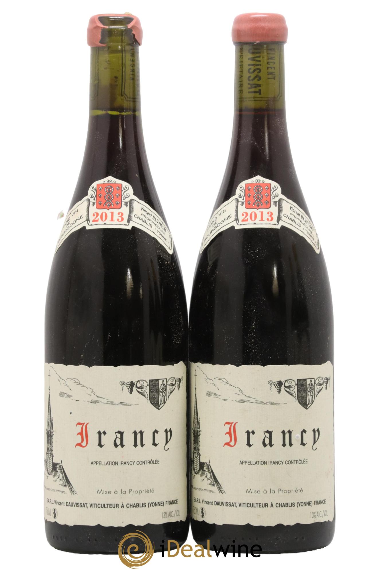 Irancy Vincent Dauvissat (Domaine) 2013 - Lot de 2 bouteilles - 0