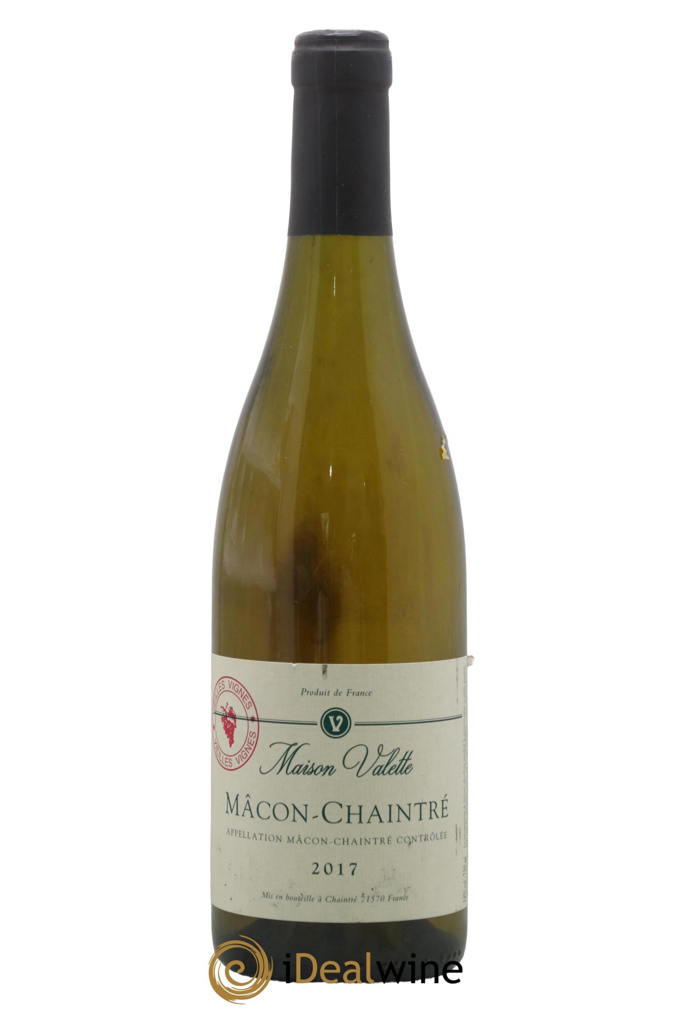 Mâcon Chaintré Vieilles Vignes Valette (Domaine) 2017 - Lotto di 1 bottiglia - 0