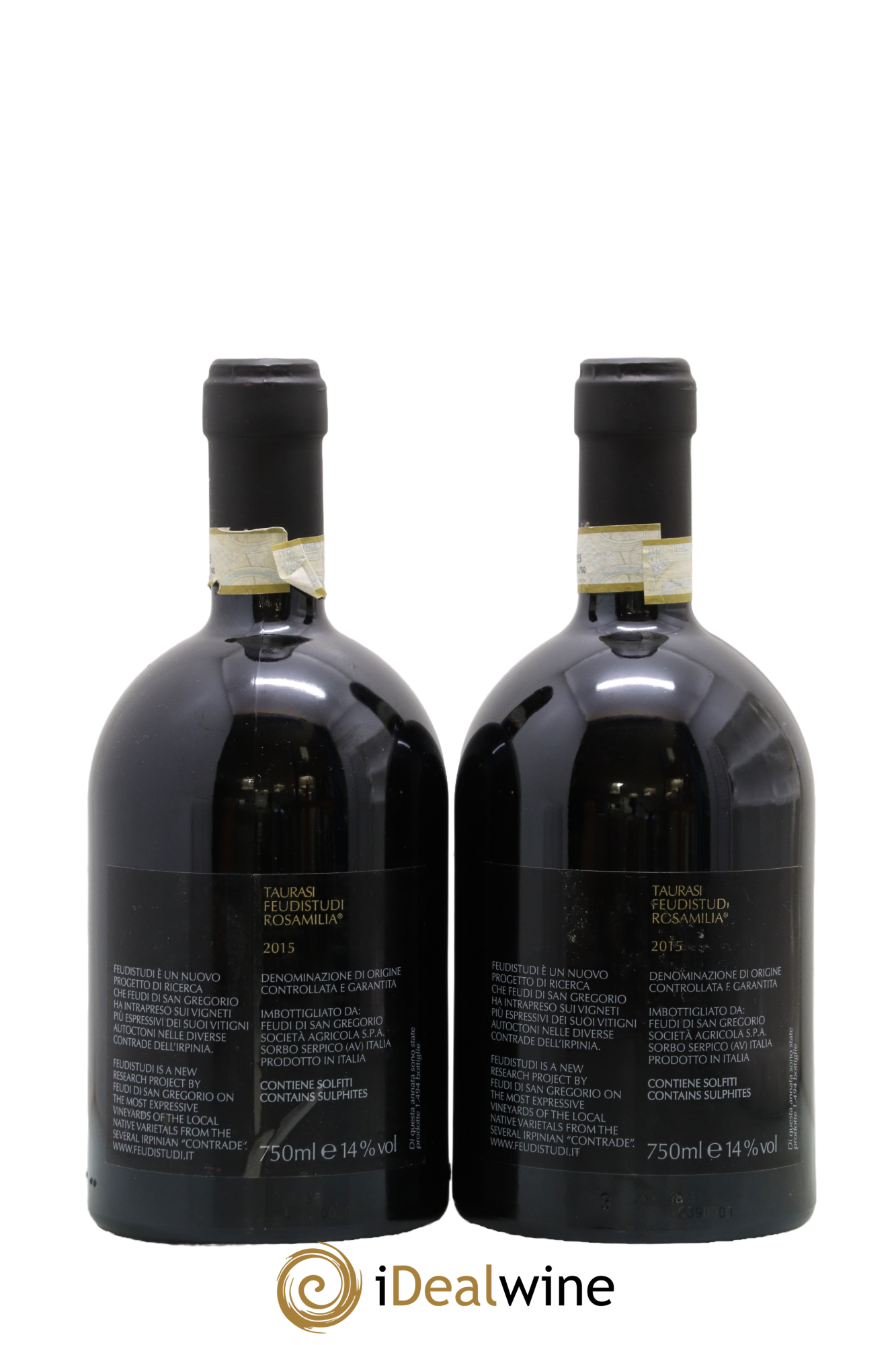 Taurasi DOCG Feudi Studi Rosamilia Feudi di San Gregorio 2015 - Lot de 2 bouteilles - 1