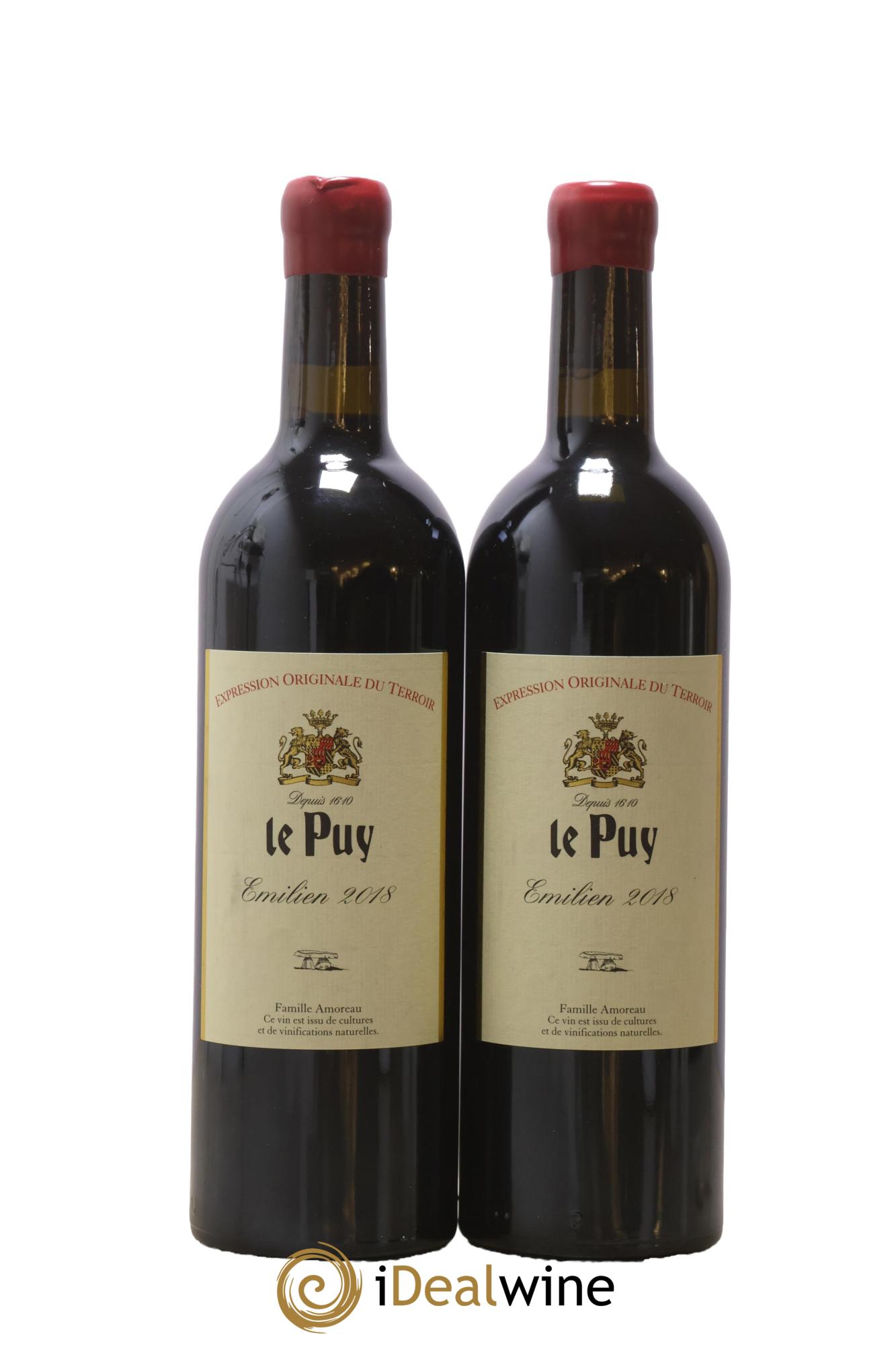 Le Puy - Cuvée Emilien 2018 - Lot de 2 bouteilles - 0