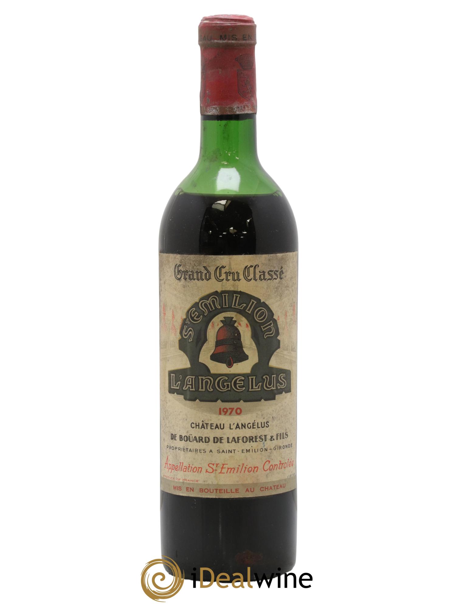 Château Angélus 1er Grand Cru Classé A 1970 - Lot de 1 bouteille - 0