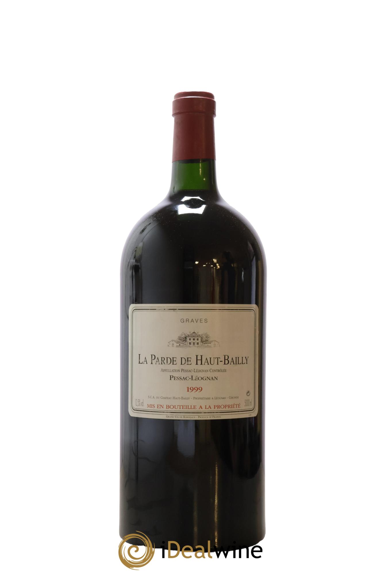 Haut Bailly II (Anciennement La Parde de Haut-Bailly) Second Vin 1999 - Lot de 1 jeroboam - 0
