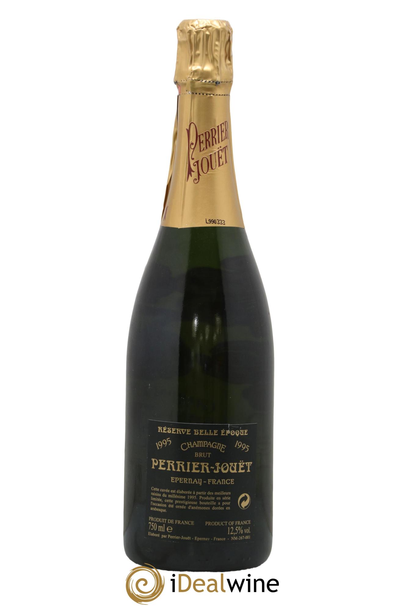 Cuvée Belle Epoque Brut Perrier-Jouët 1995 - Lot of 1 bottle - 1