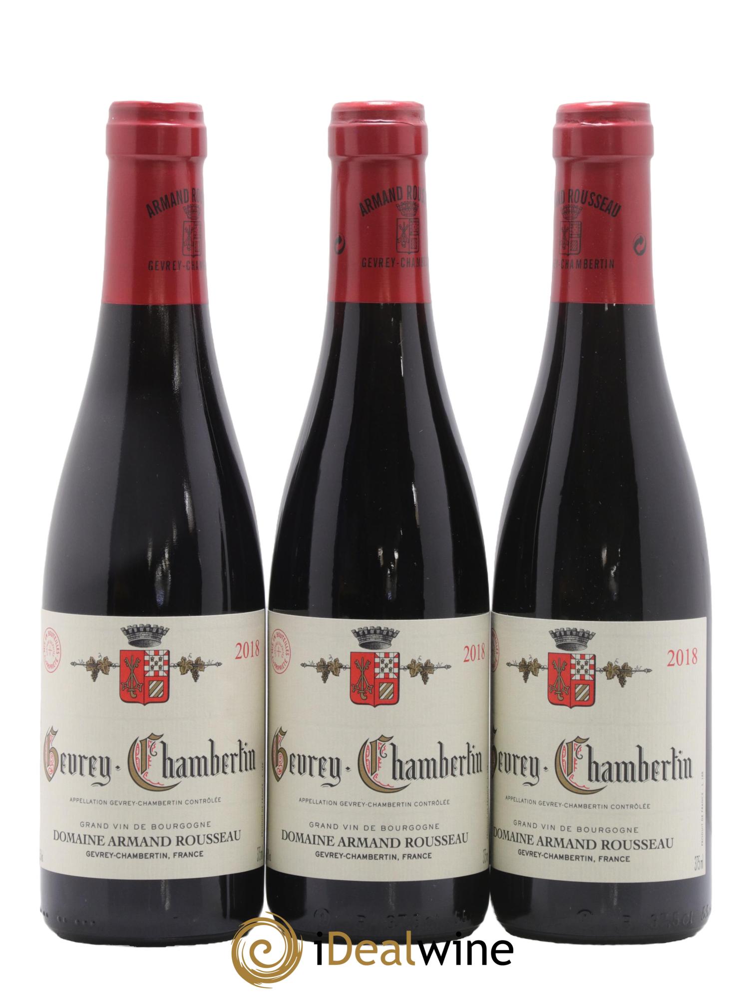 Gevrey-Chambertin Armand Rousseau (Domaine) 2018 - Lot de 3 demi bouteilles - 0