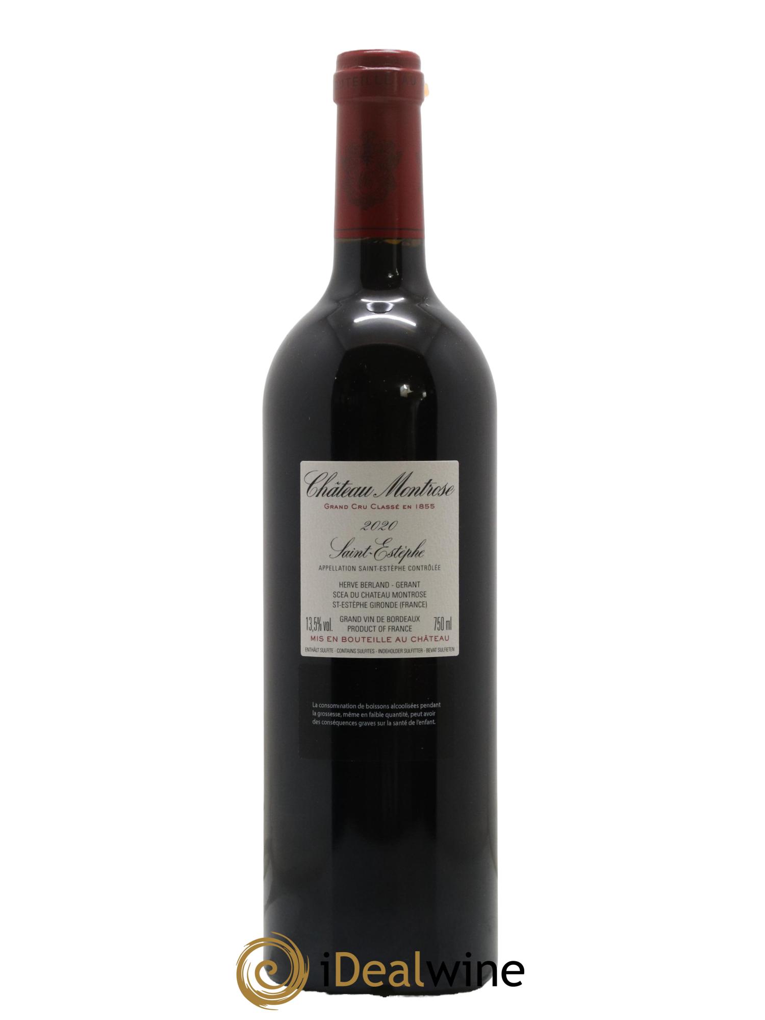 Château Montrose 2ème Grand Cru Classé 2020 - Posten von 1 Flasche - 1