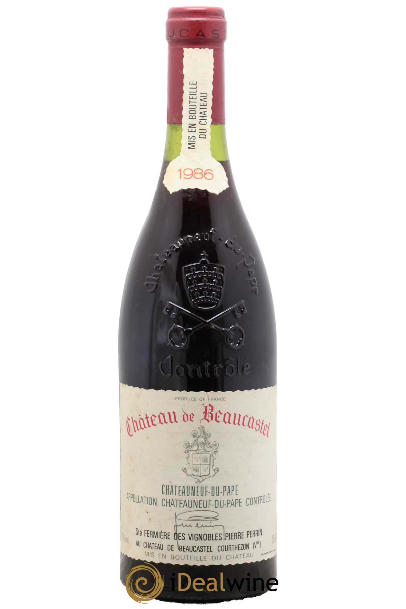 Châteauneuf-du-Pape Château de Beaucastel Famille Perrin 1986 - Lot de 1 bouteille - 0
