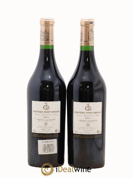 Château Haut Brion 1er Grand Cru Classé 2011 - Lotto di 2 bottiglie - 1