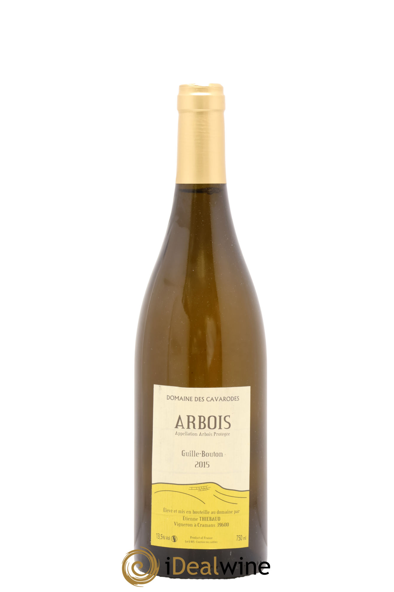 Arbois Guille-Bouton Cavarodes (Domaine des) - Etienne Thiébaud 2015 - Lot de 1 bouteille - 0