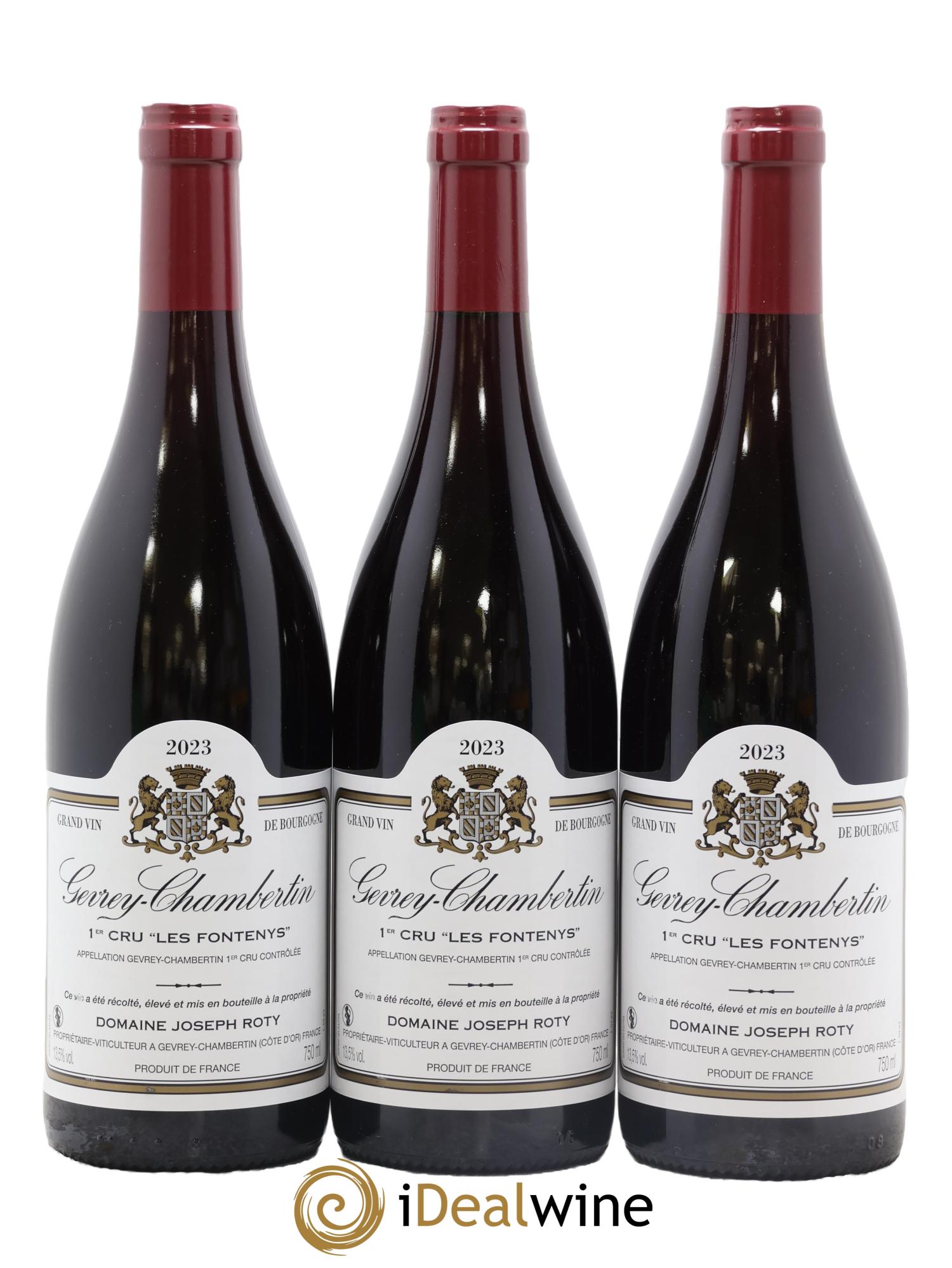 Gevrey-Chambertin 1er Cru Les Fontenys Joseph Roty (Domaine) 2023 - Lot de 3 bouteilles - 0
