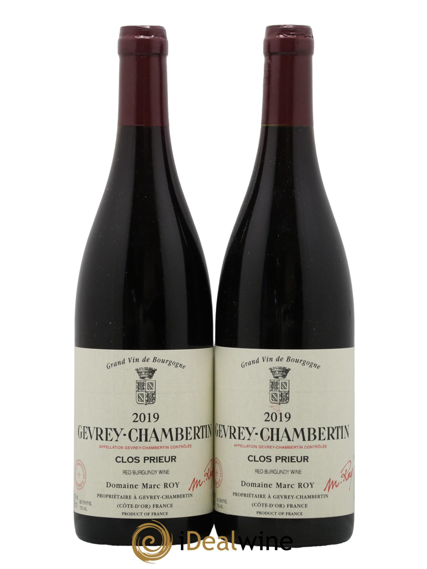 Gevrey-Chambertin Clos Prieur Marc Roy 2019 - Lot de 2 bouteilles - 0