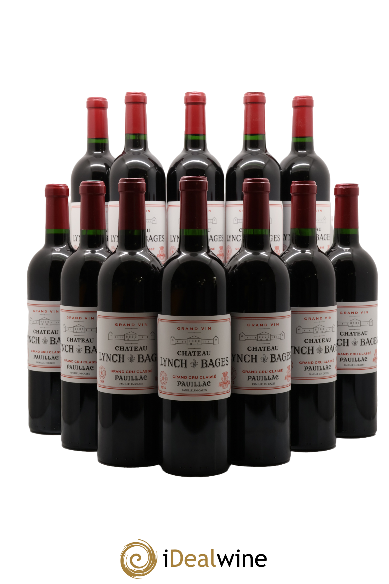Château Lynch Bages 5ème Grand Cru Classé 2015 - Lot de 12 bouteilles - 0
