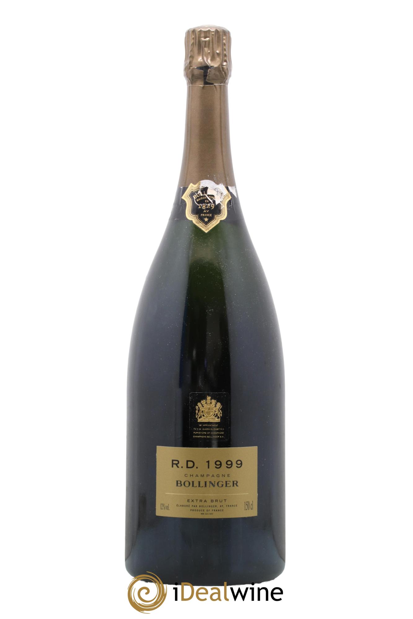 R.D. Extra-Brut Bollinger 1999 - Lot de 1 magnum - 0