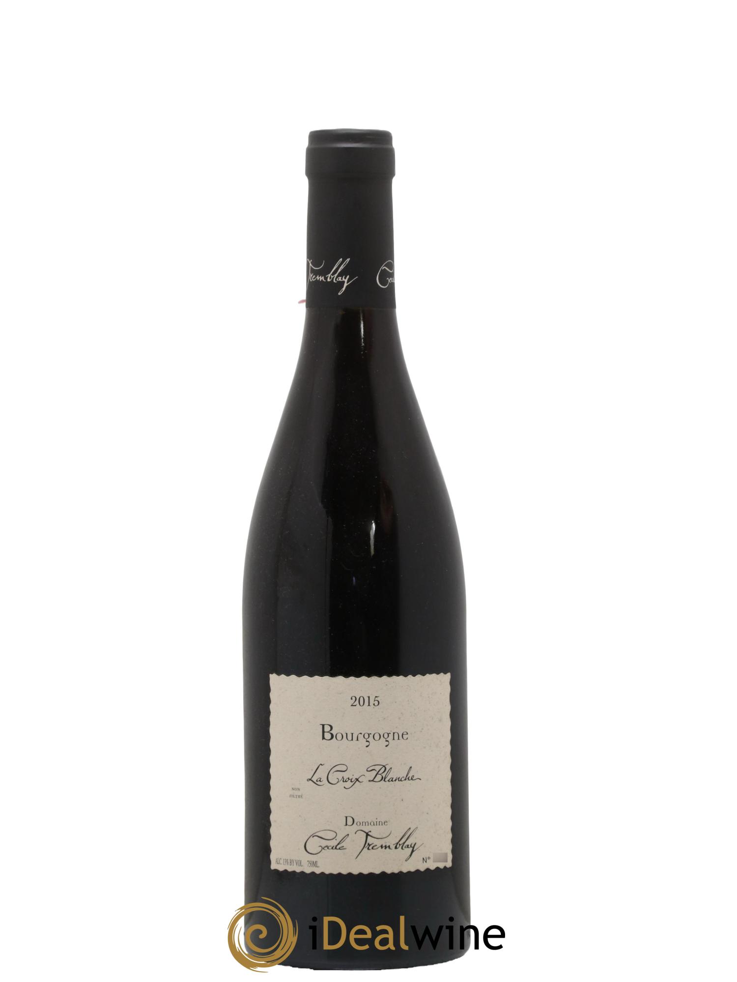 Bourgogne La Croix Blanche Cécile Tremblay 2015 - Lot de 1 bouteille - 0