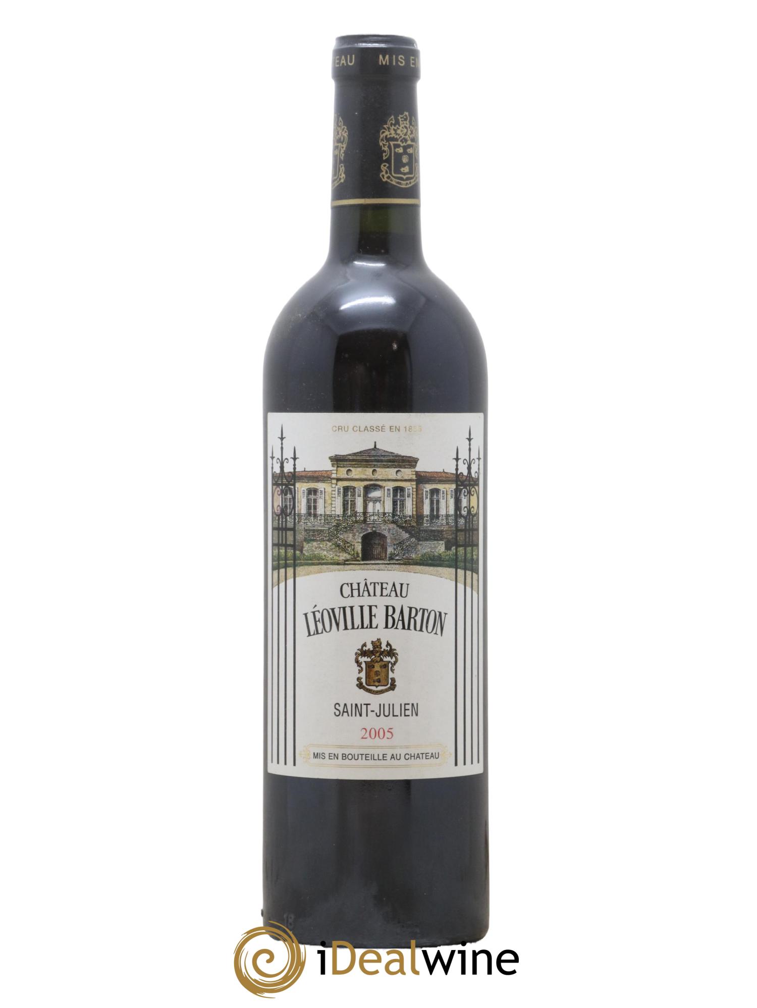 Château Léoville Barton 2ème Grand Cru Classé 2005 - Lot de 1 bouteille - 0