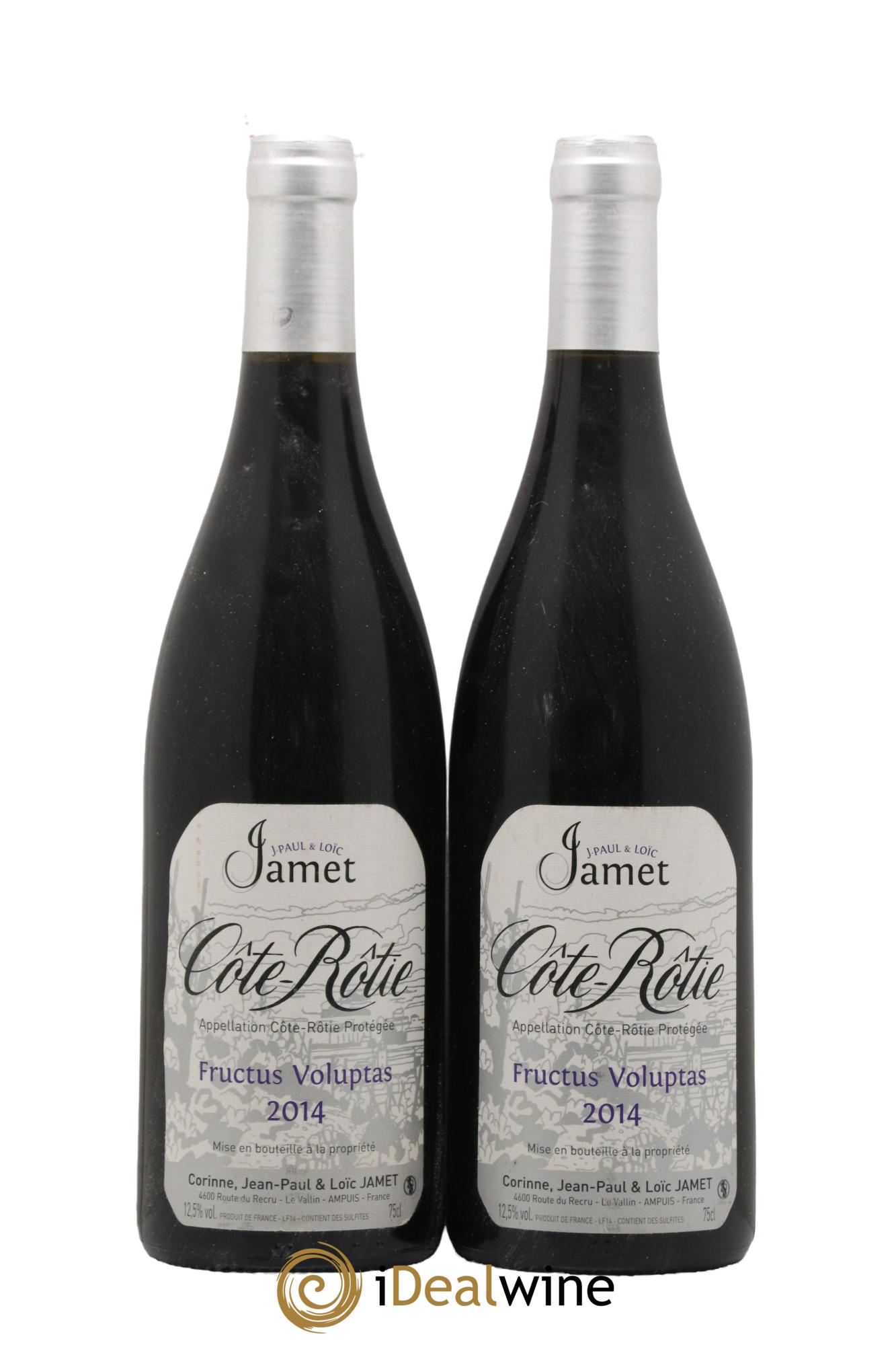 Côte-Rôtie Fructus Voluptas Jamet (Domaine) 2014 - Lotto di 2 bottiglie - 0