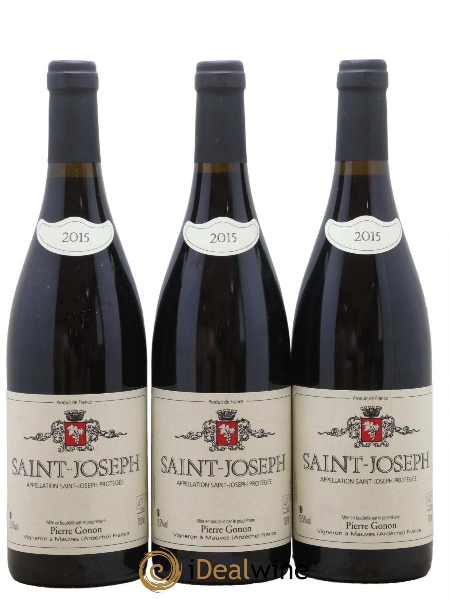 Saint-Joseph Gonon (Domaine) 2015 - Lot de 3 bouteilles - 0
