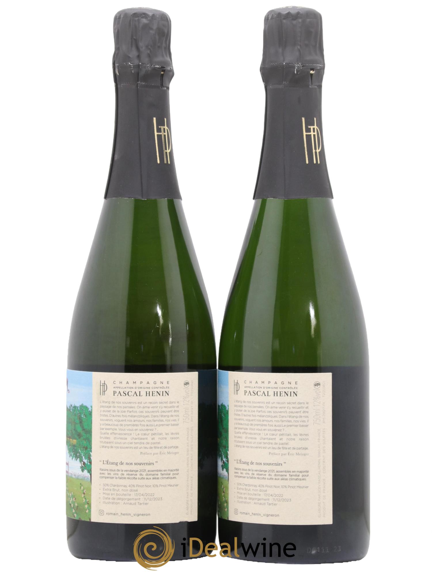 L'Etang de nos Souvenirs Romain Henin - Lot de 2 bouteilles - 1