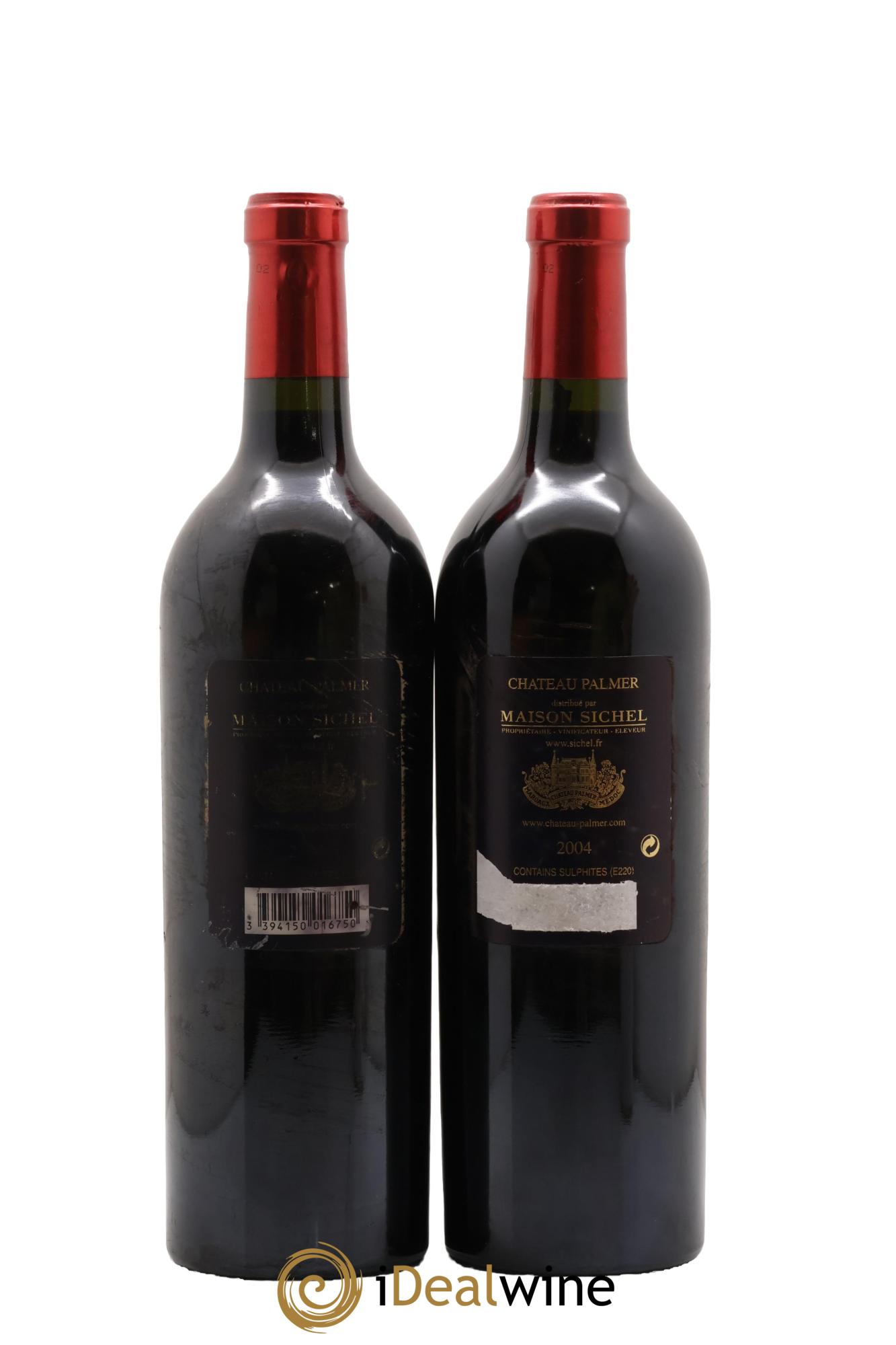 Château Palmer 3ème Grand Cru Classé 2004 - Posten von 2 Flaschen - 1