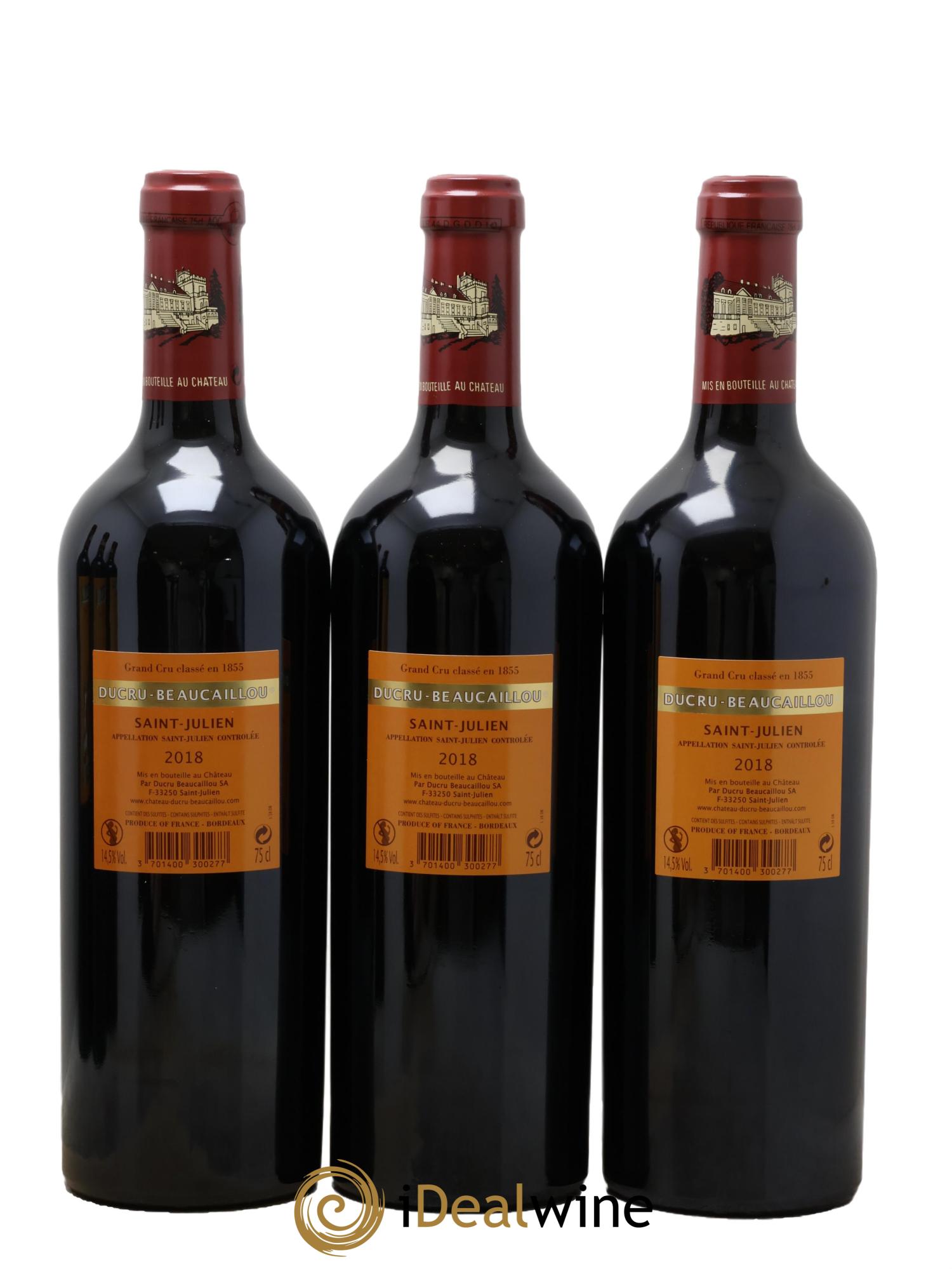 Château Ducru Beaucaillou 2ème Grand Cru Classé  2018 - Lot de 6 bouteilles - 2
