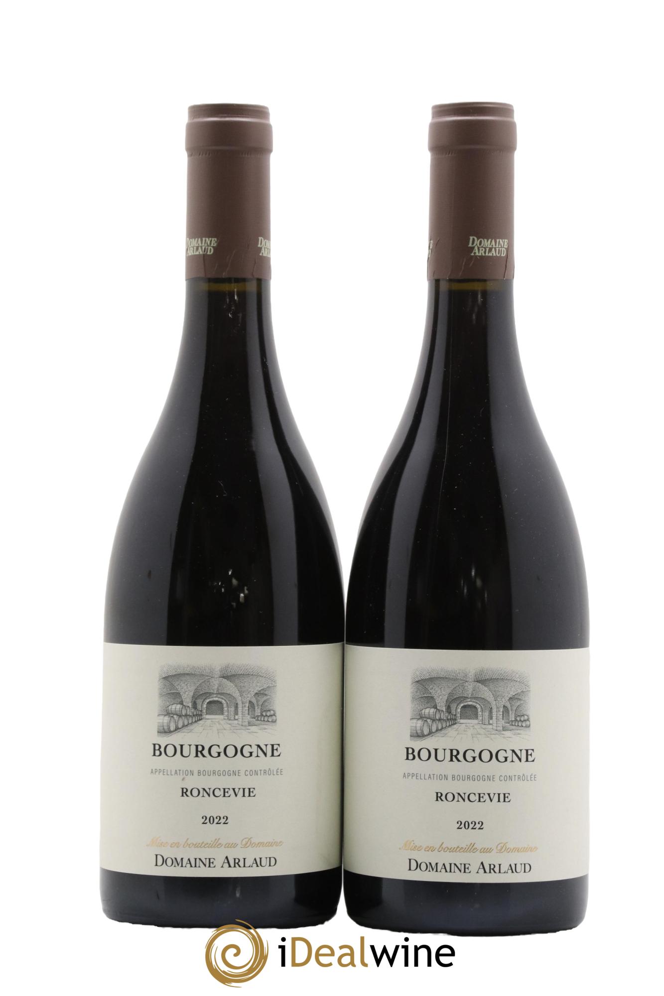 Bourgogne Roncevie Arlaud 2022 - Lot de 2 bouteilles - 0