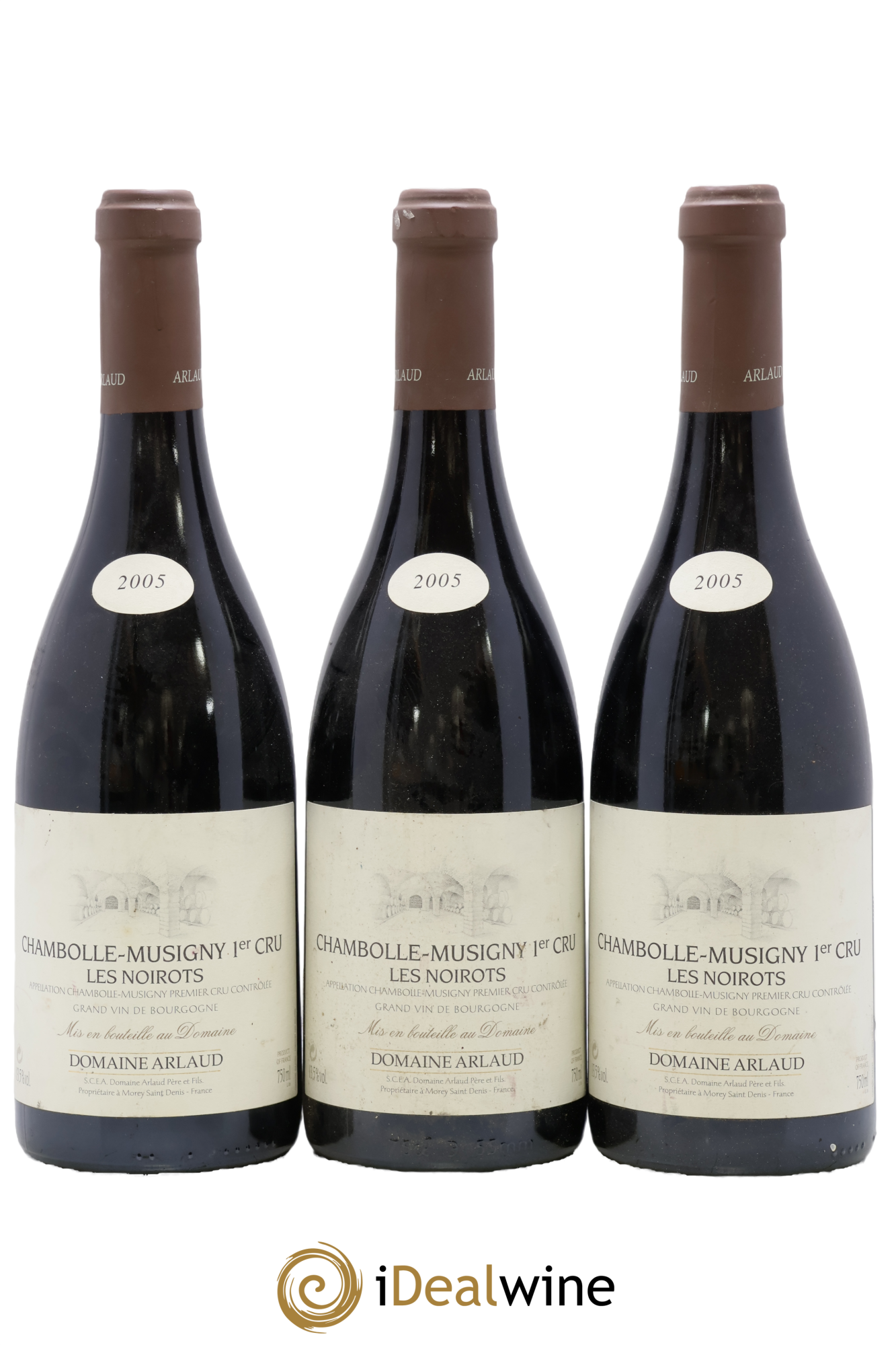 Chambolle-Musigny 1er Cru Les Noirots Arlaud 2005 - Posten von 3 Flaschen - 0