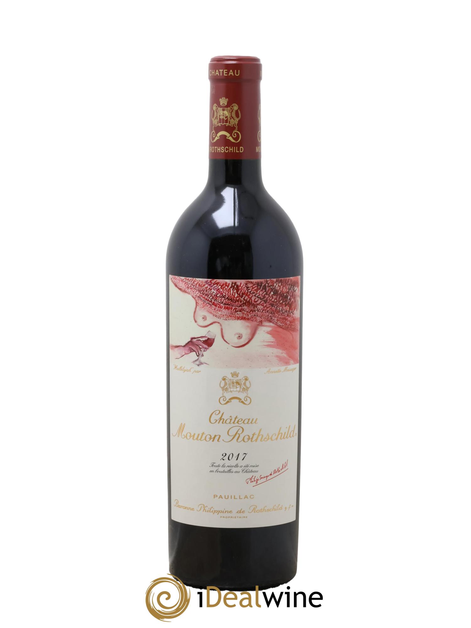 Château Mouton Rothschild 1er Grand Cru Classé 2017 - Lot de 1 bouteille - 1
