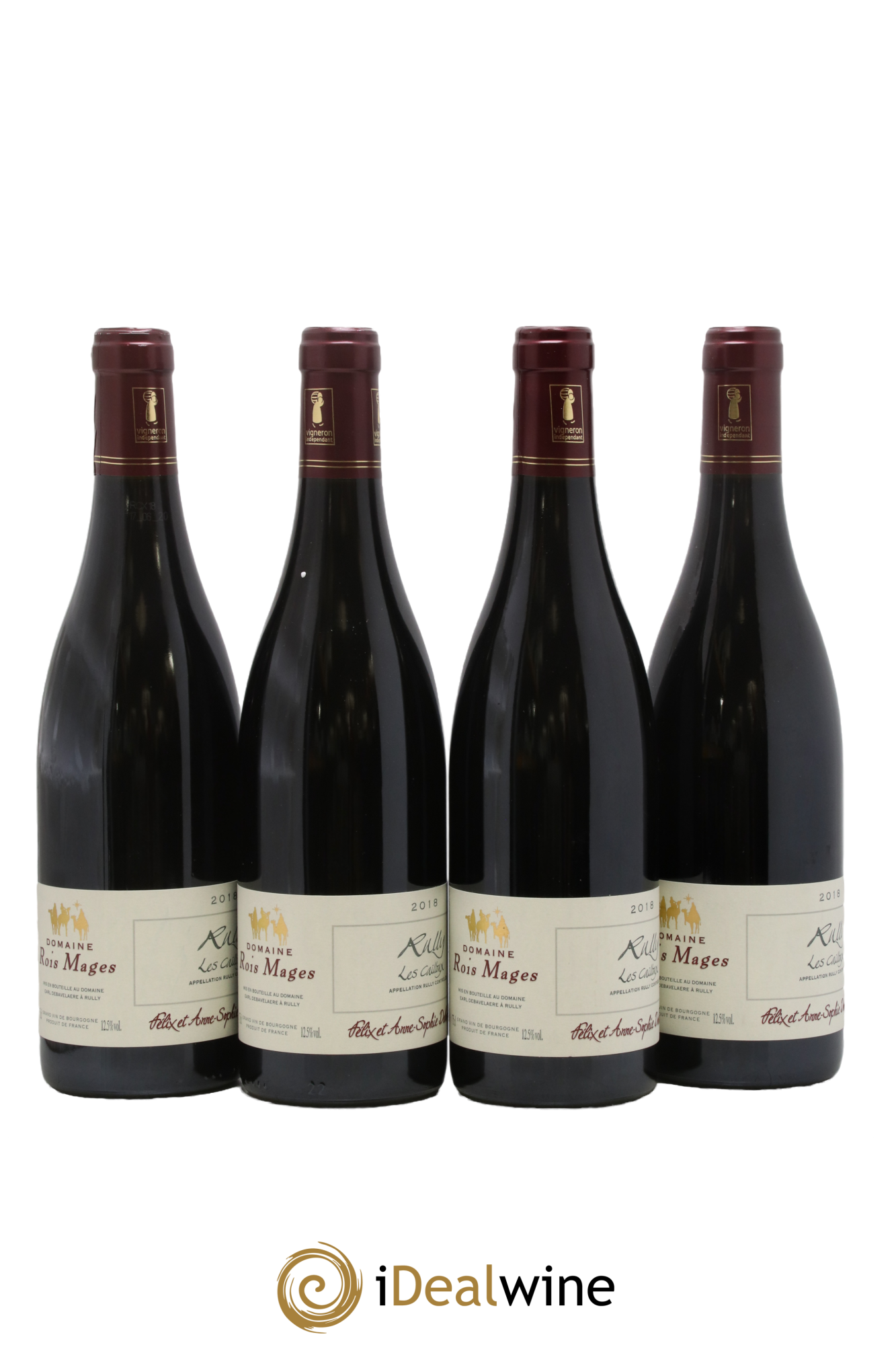 Rully Les Cailloux Rois Mages (Domaine) 2018 - Lot de 4 bouteilles - 0