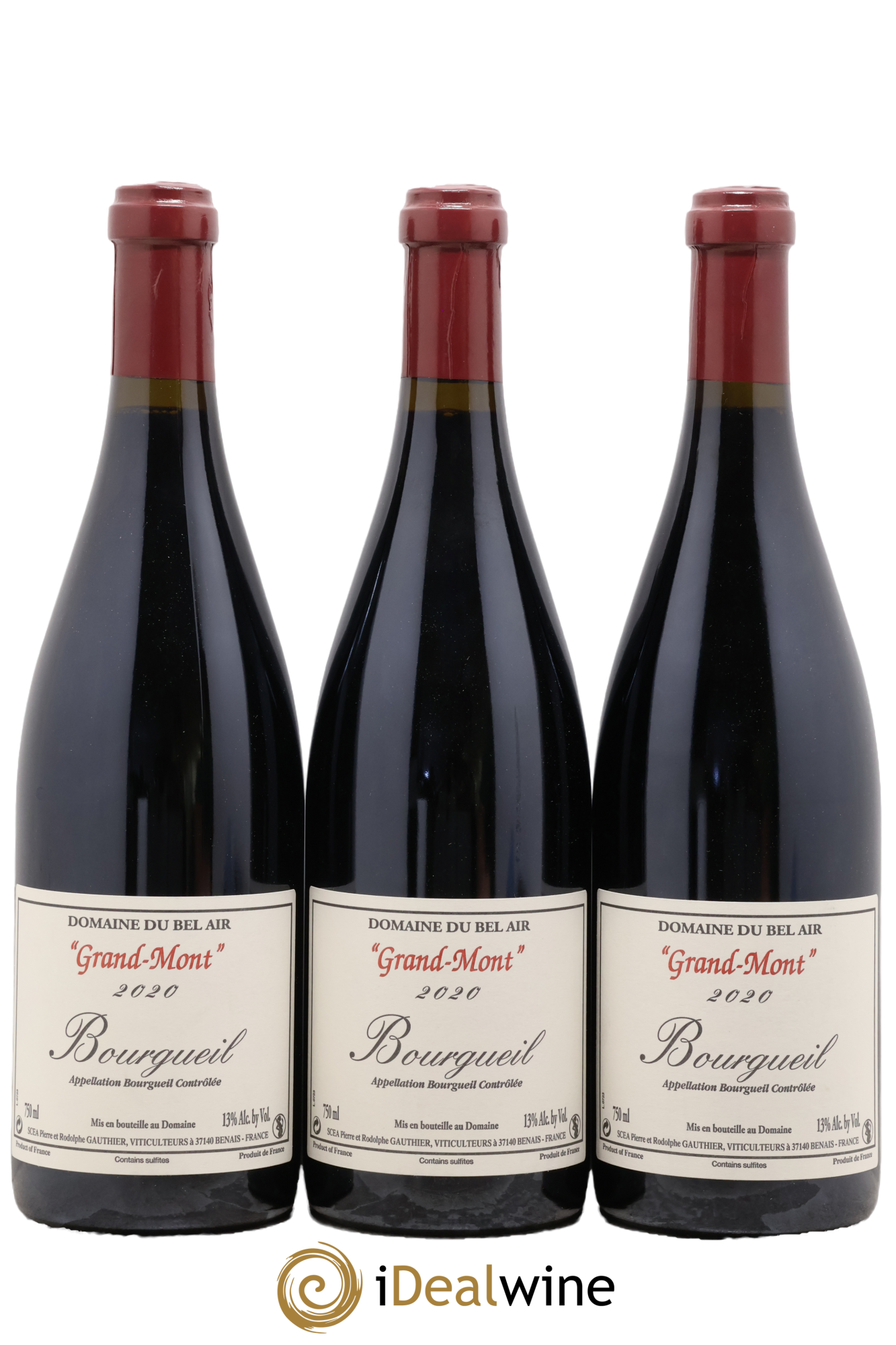 Bourgueil Grand-Mont Domaine de la Chevalerie 2020 - Lotto di 3 bottiglie - 0