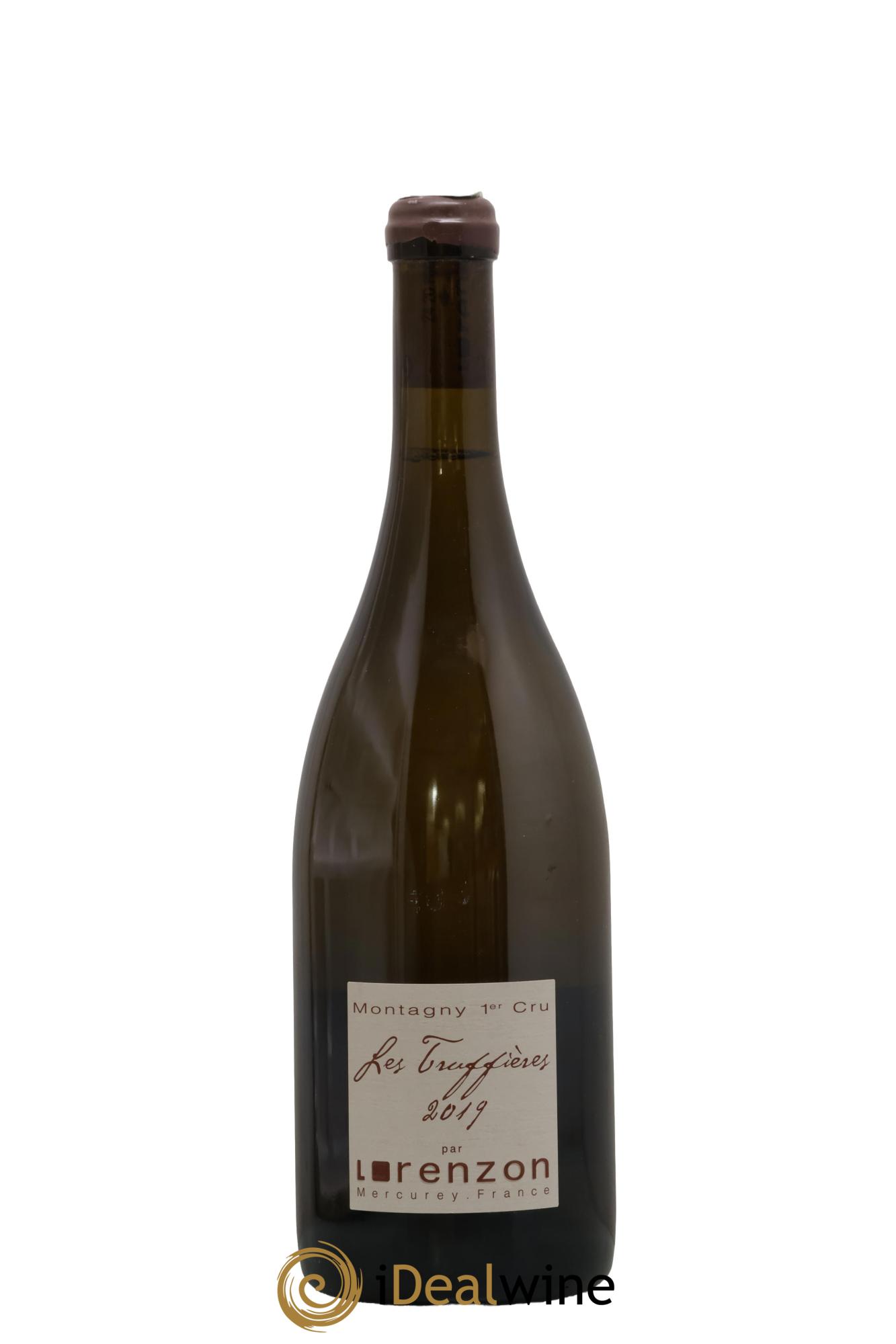 Montagny 1er Cru Les Truffières Bruno Lorenzon 2019 - Lot of 1 bottle - 0