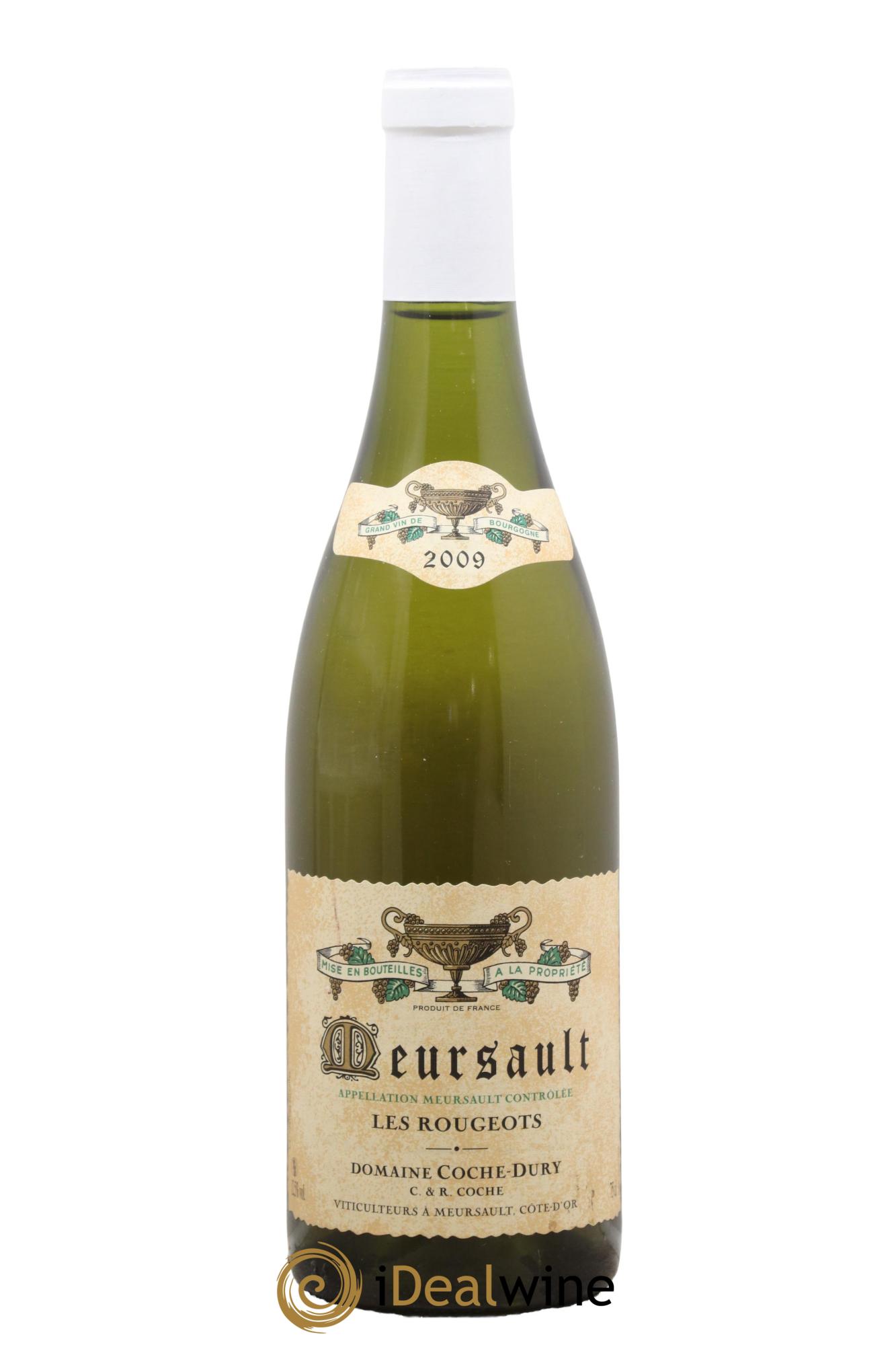 Meursault Les Rougeots Coche Dury (Domaine) 2009 - Lot of 1 bottle - 0
