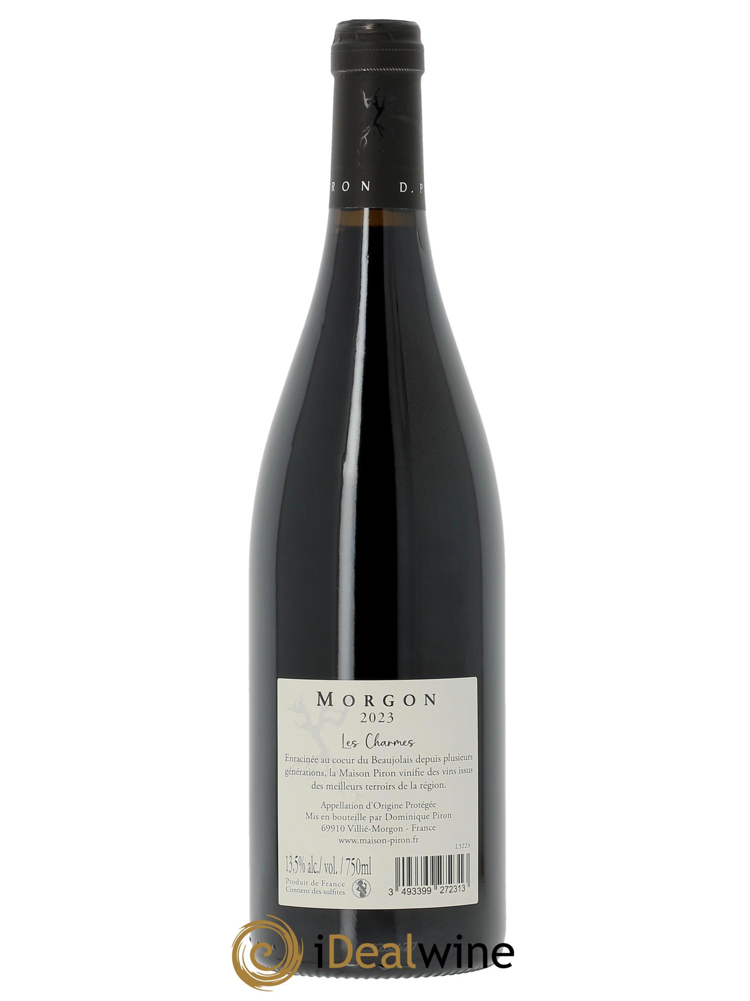 Morgon Les Charmes Dominique Piron (Domaine)  2023 - Posten von 1 Flasche - 1