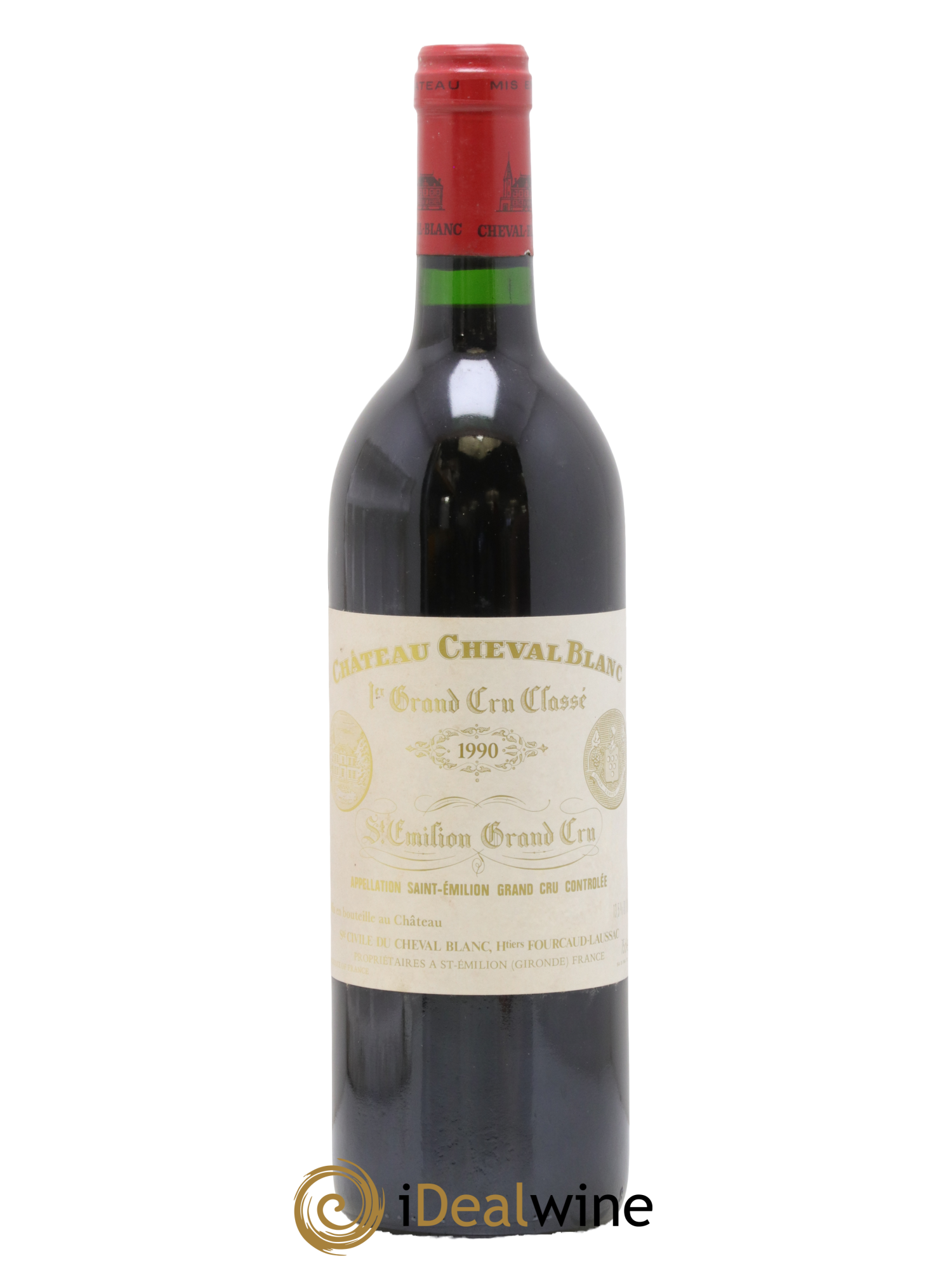 Château Cheval Blanc 1er Grand Cru Classé A 1990 - Lot of 1 bottle - 0
