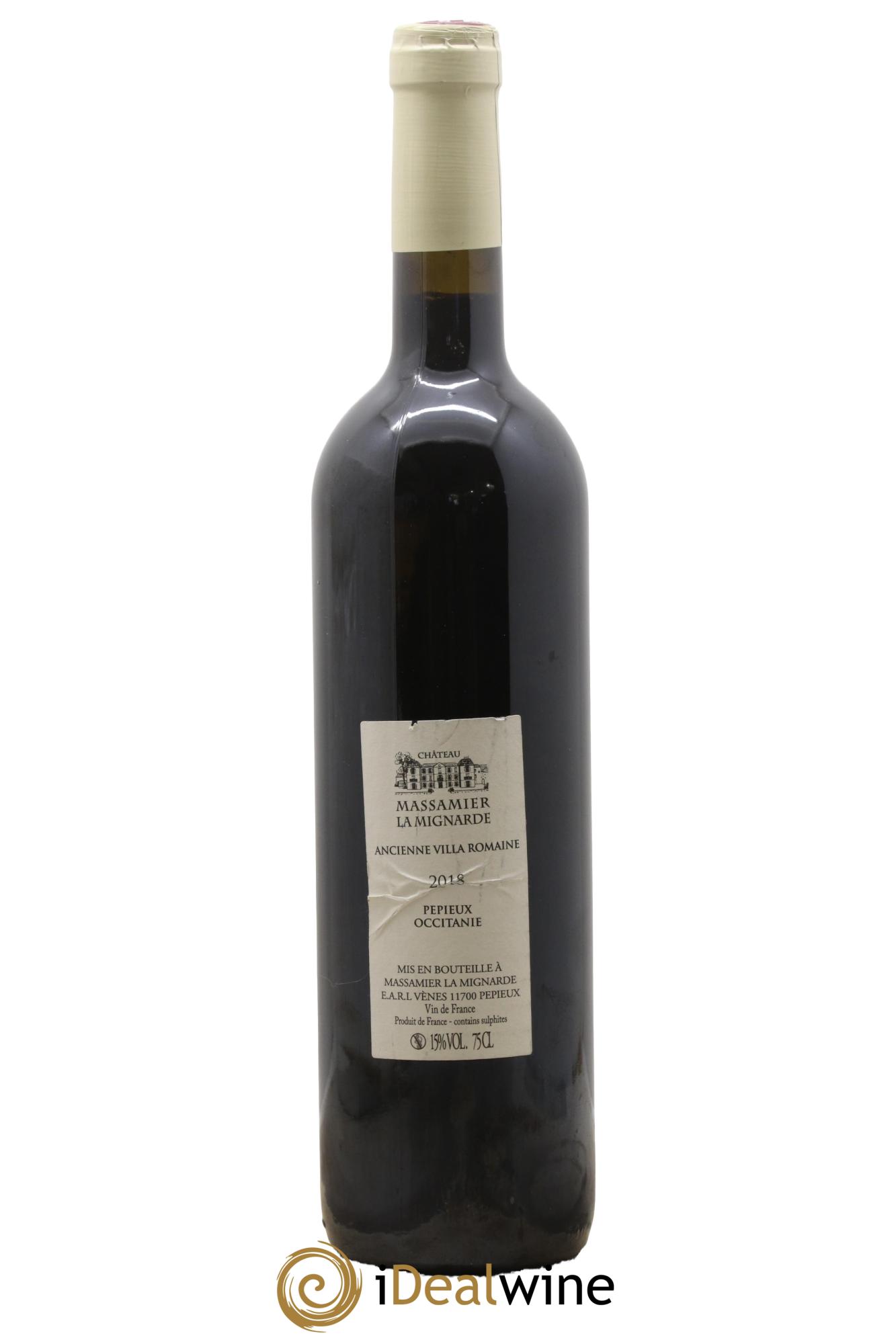 Vin de France Domvs Maximvs Massamier La Mignarde 2018 - Lot de 1 bouteille - 1