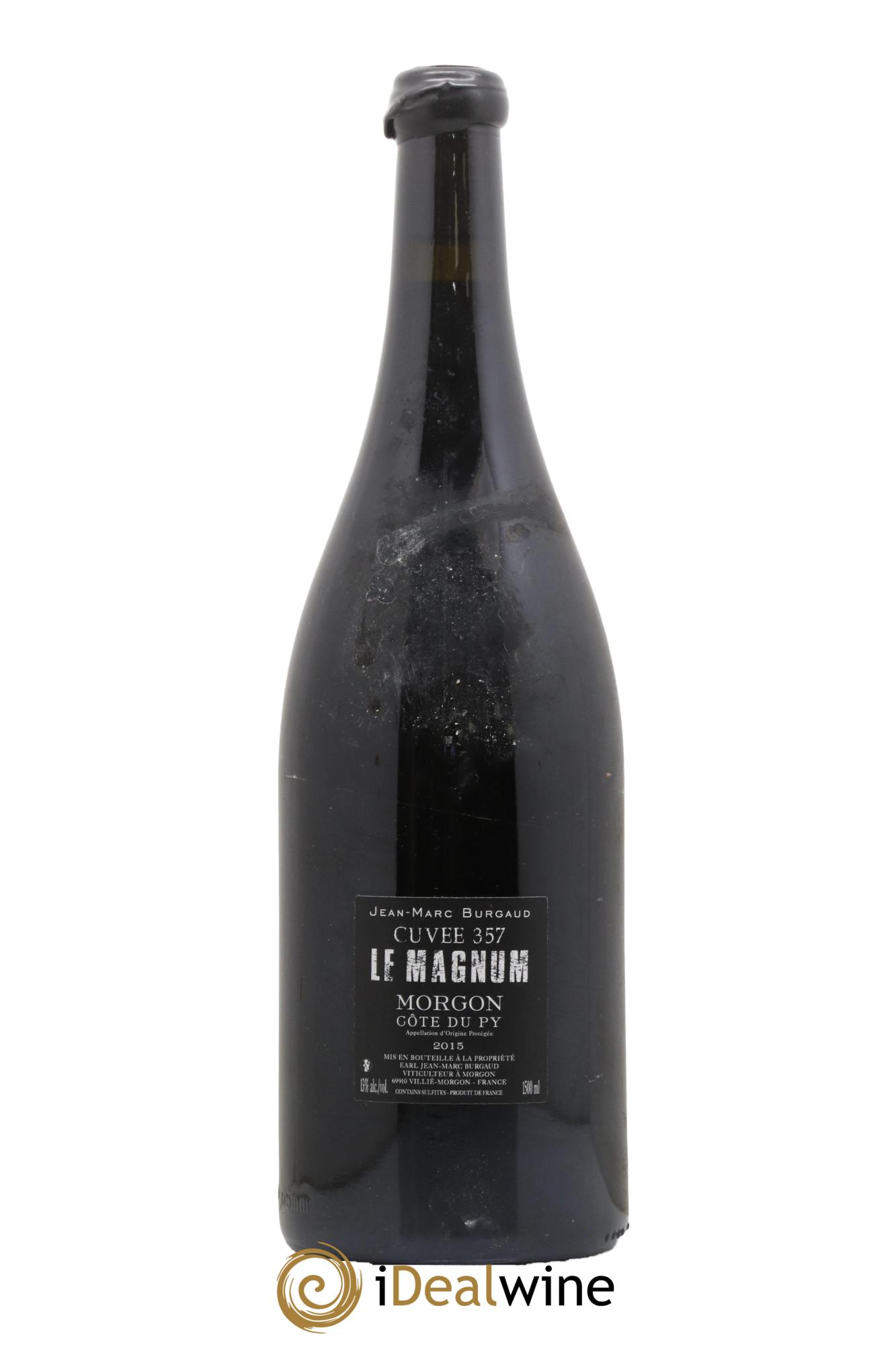 Morgon Côte du Py Cuvée 357 Le Magnum Jean-Marc Burgaud (Domaine) 2015 - Lotto di 1 magnum - 1