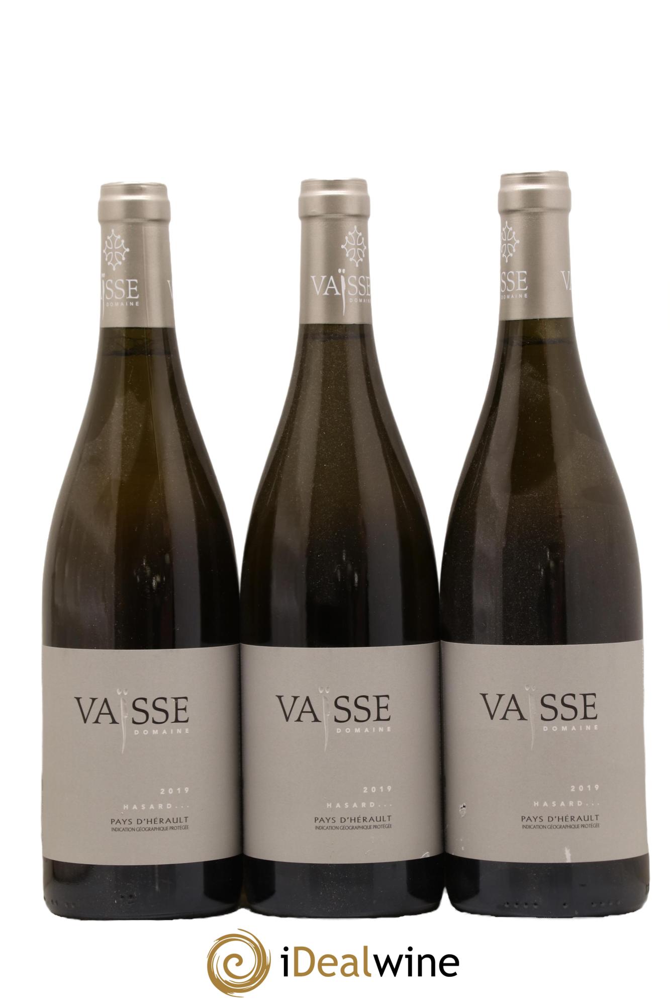Pays d'Hérault Hasard Vaisse (Domaine) 2019 - Lot de 3 bouteilles - 0