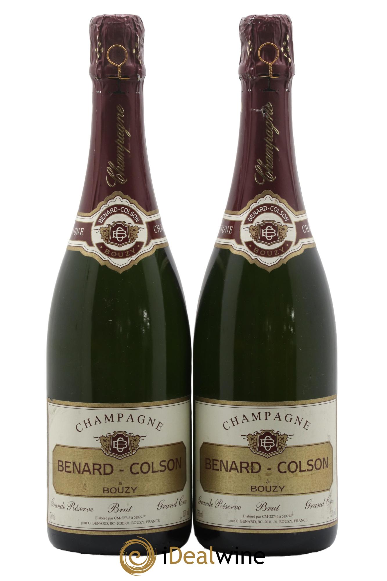 Champagne Grand Cru Benard-Colson - Lot de 2 bouteilles - 0