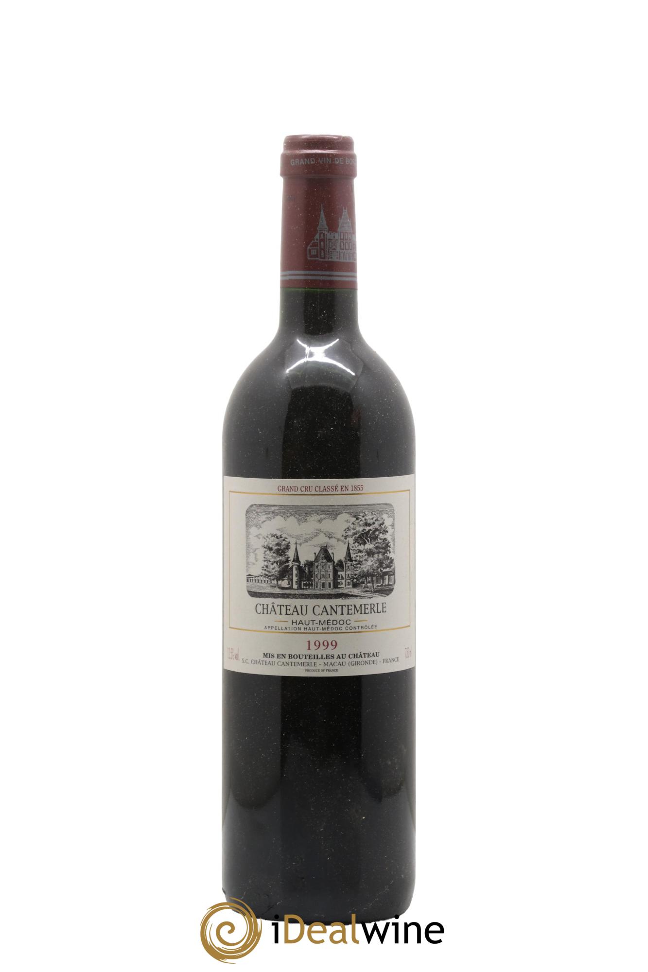 Château Cantemerle 5ème Grand Cru Classé 1999 - Lot de 1 bouteille - 0