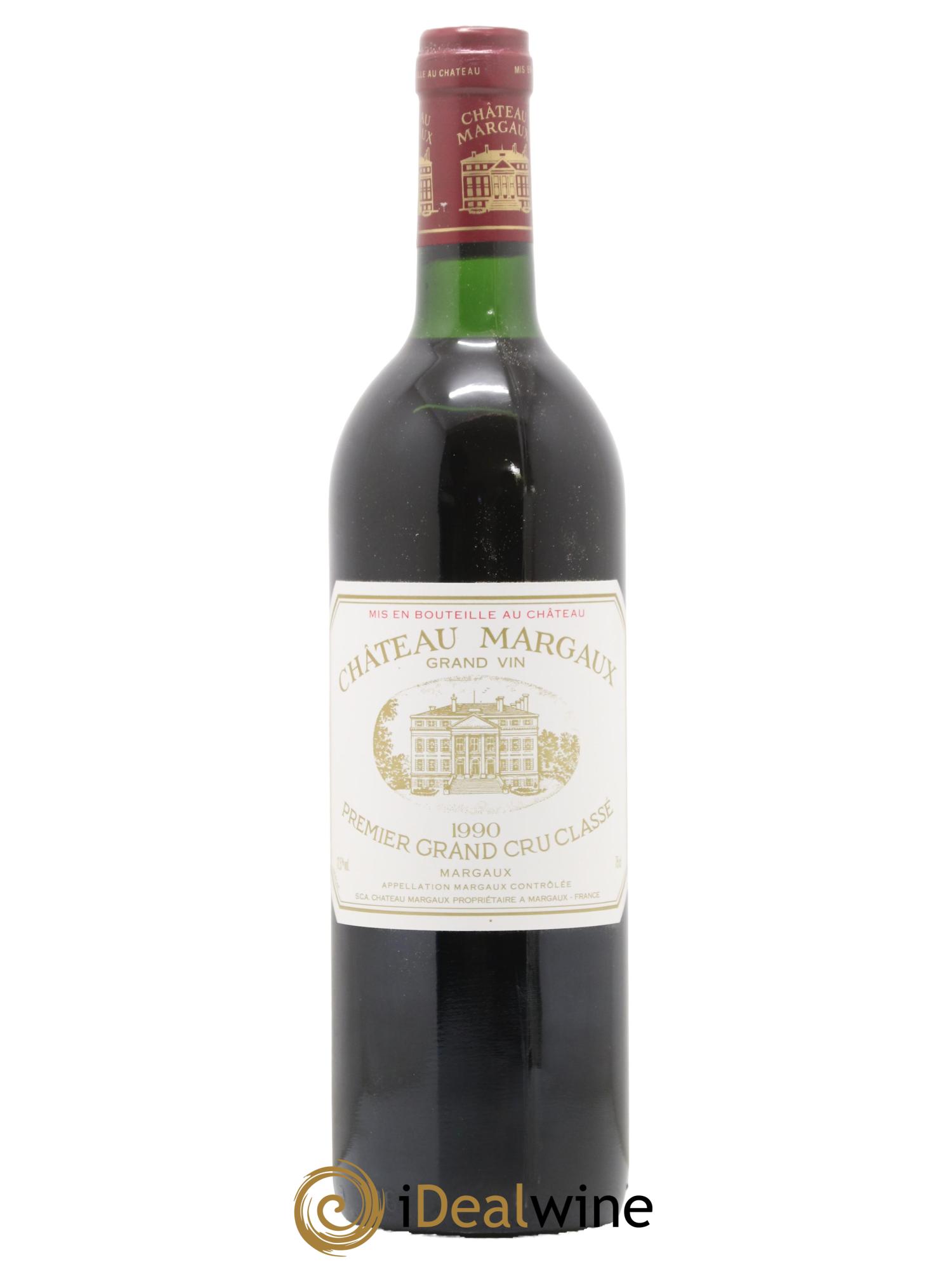 Château Margaux 1er Grand Cru Classé 1990 - Lot de 1 bouteille - 0