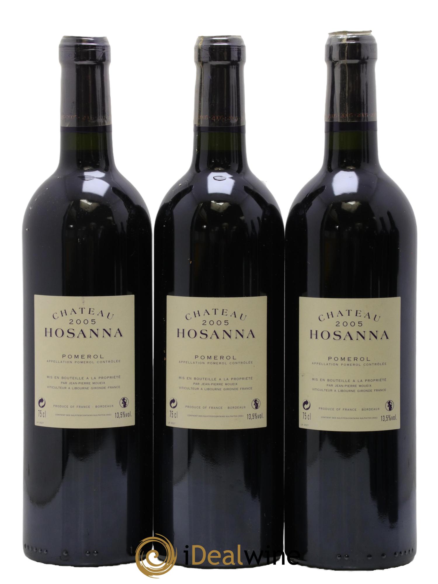 Château Hosanna 2005 - Lot of 6 bottles - 3