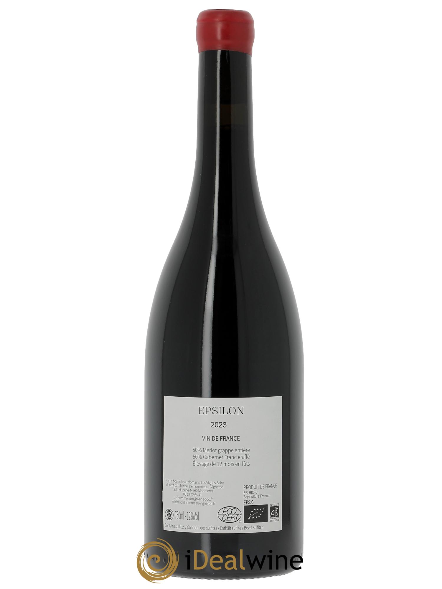 Vin de France Epsilon Michel et Matthieu Delhommeau  2023 - Lotto di 1 bottiglia - 1