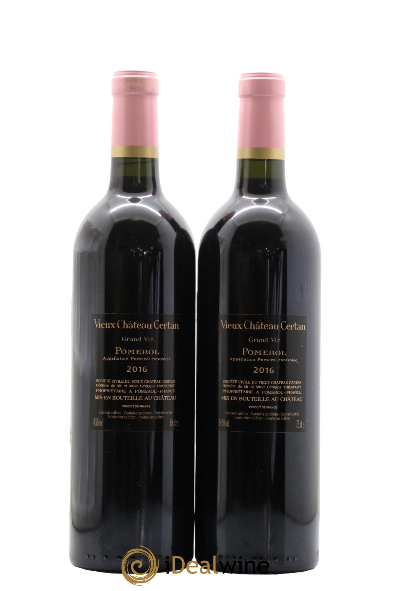 Vieux Château Certan 2016 - Lot de 2 bouteilles - 1