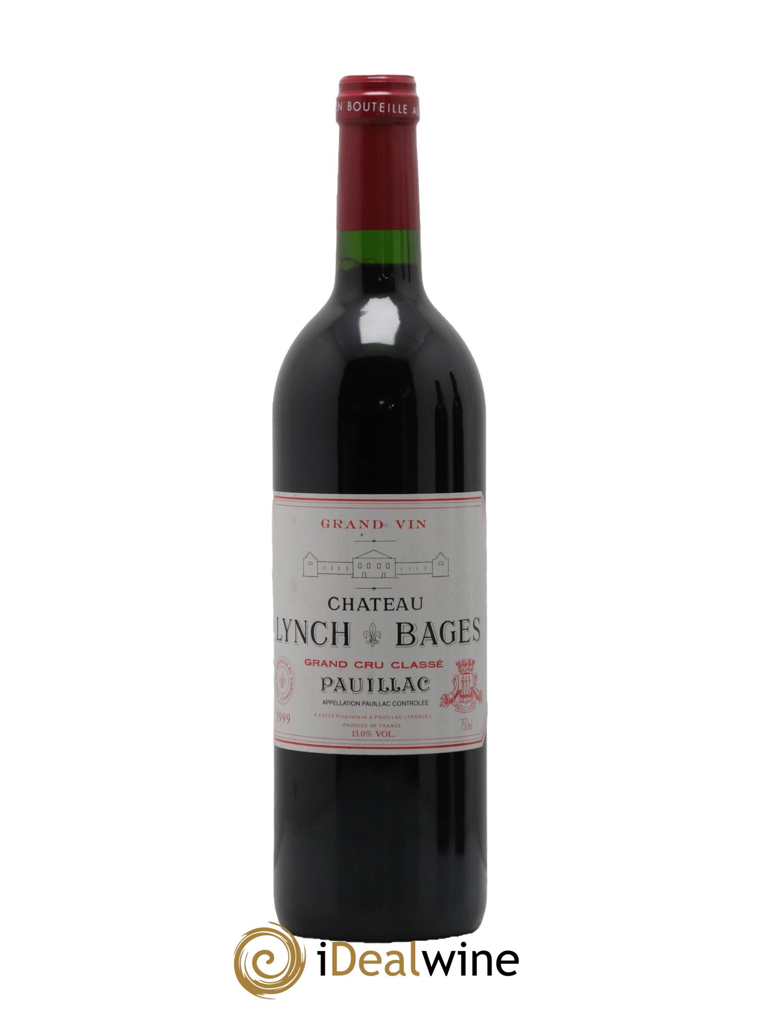 Château Lynch Bages 5ème Grand Cru Classé 1999 - Lot de 1 bouteille - 0