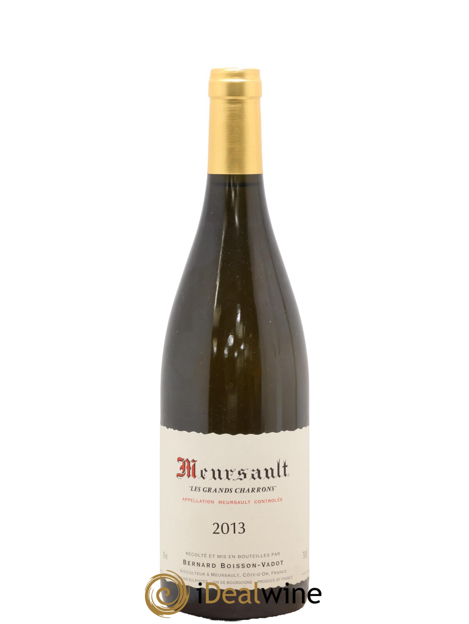 Meursault Les Grands Charrons Boisson-Vadot (Domaine) 2013 - Lot de 1 bouteille - 0