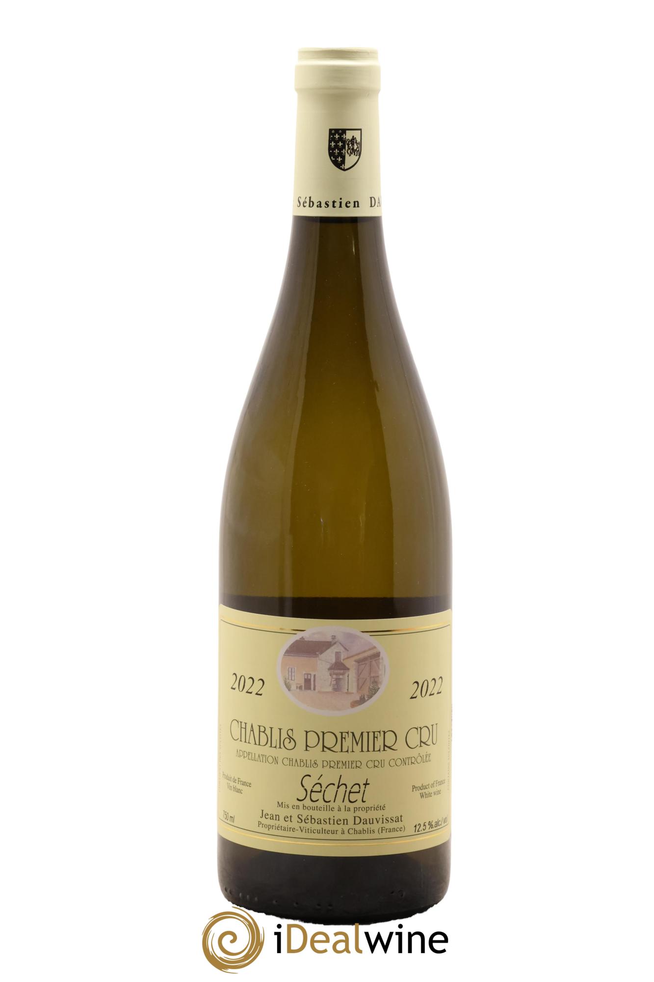 Chablis 1er Cru Séchet Jean Dauvissat 2022 - Lot de 1 bouteille - 0