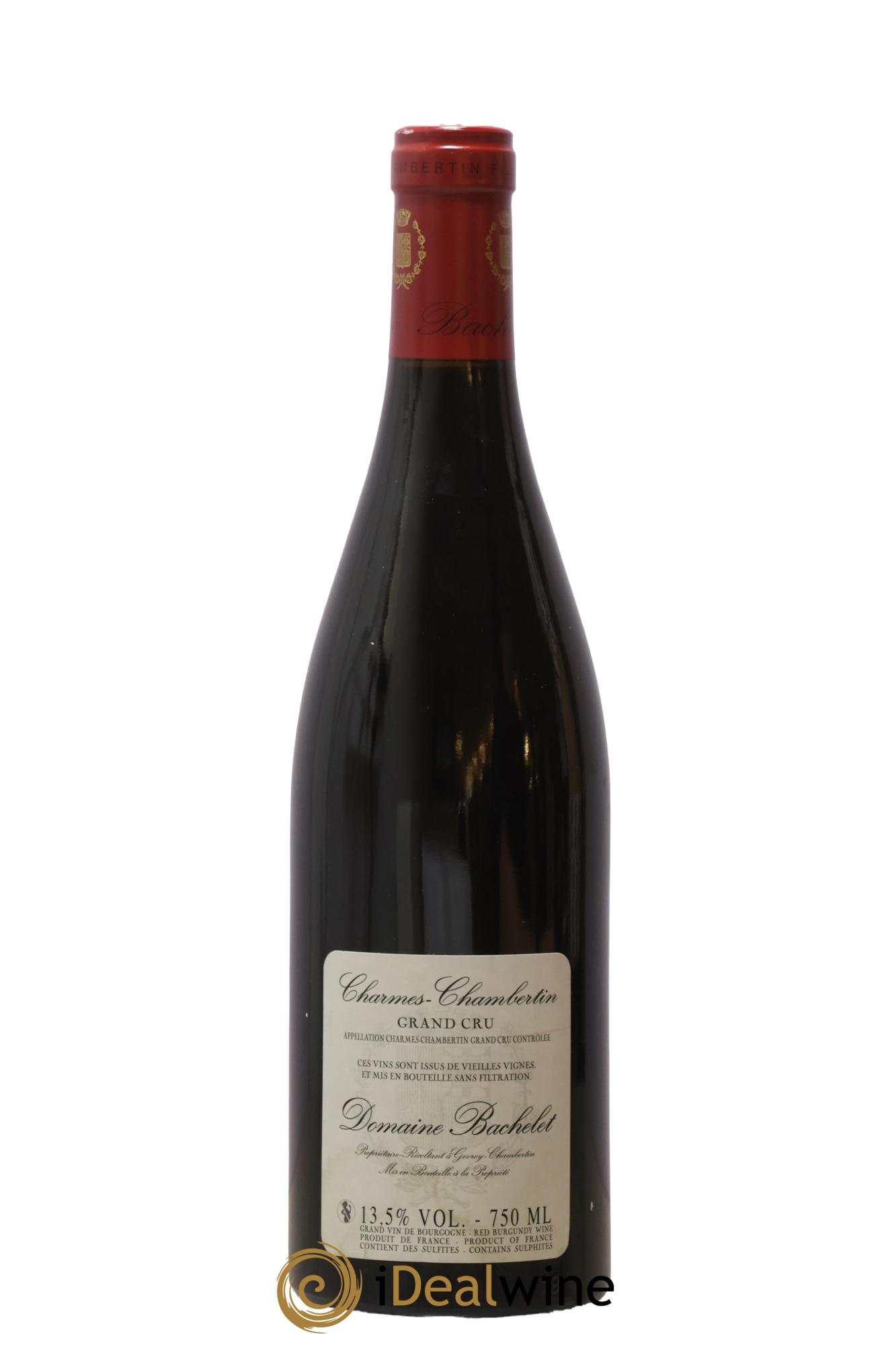 Charmes-Chambertin Grand Cru Vieilles Vignes Denis Bachelet (Domaine) 2008 - Lot of 1 bottle - 1